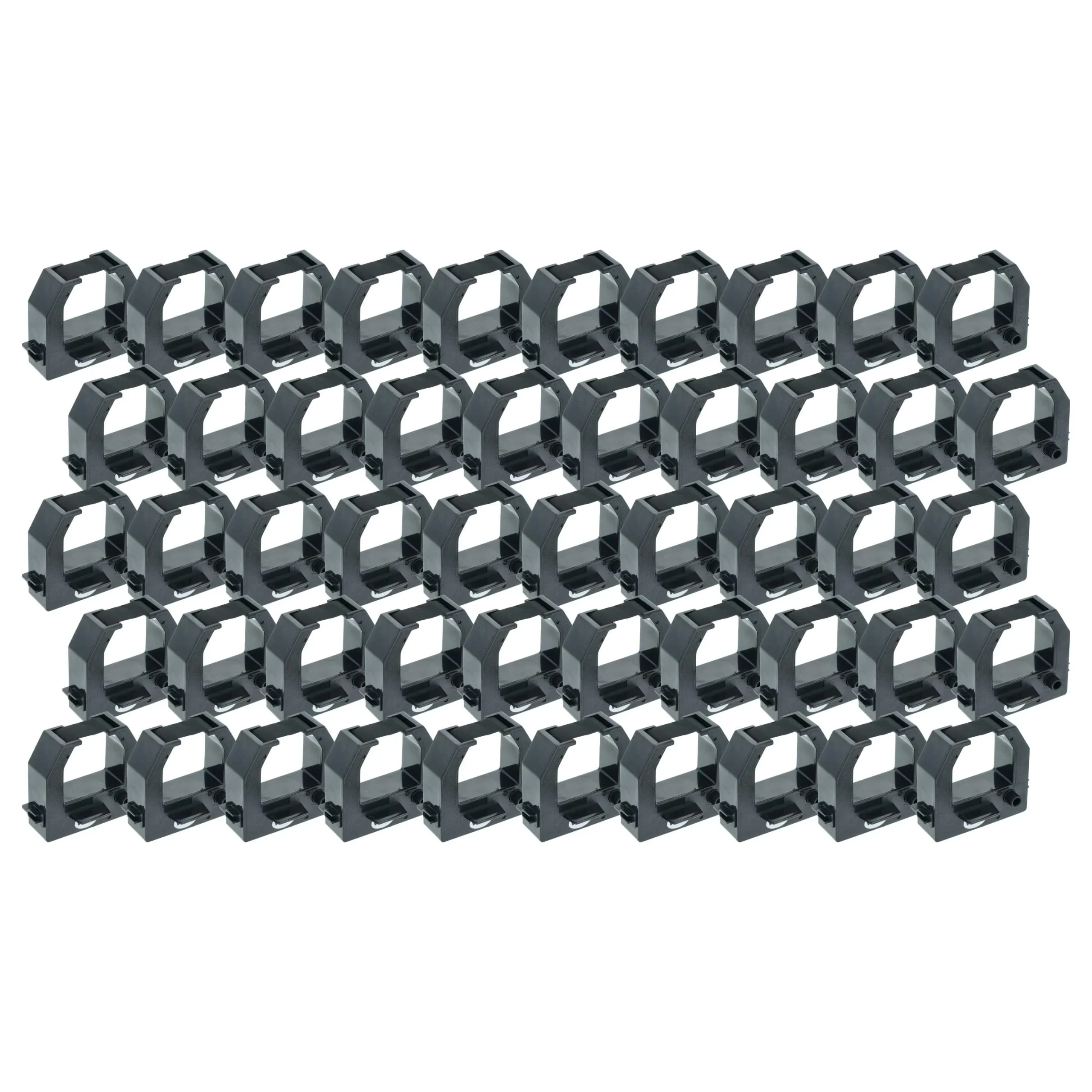 50x Ruban encreur remplace Amano CE-319250, CE-319252 pour imprimante matricielle / étiquette - noir