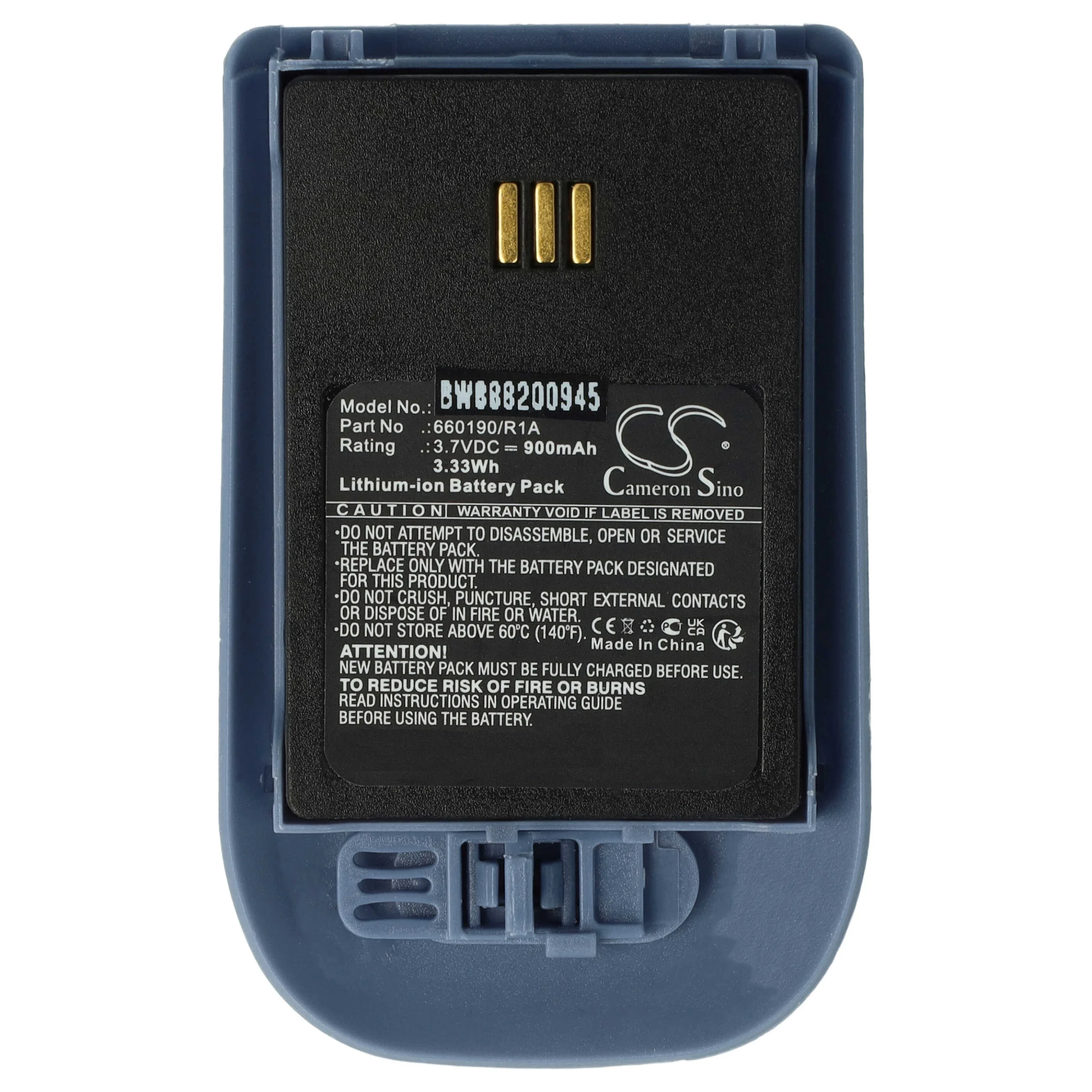 Batterie remplace Alcatel 3BN78404AA, WH1-EABA/1A1, 0480468 pour téléphone Ericsson - 900mAh 3,7V Li-ion
