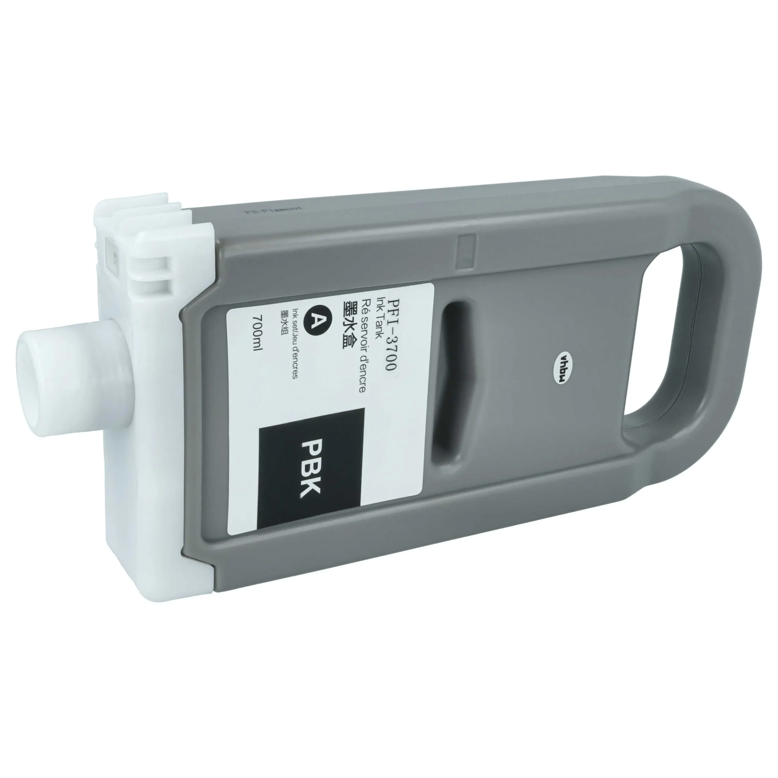 Cartouche remplace Canon PFI-3700 PBK pour imprimante Canon - noir photo 700ml
