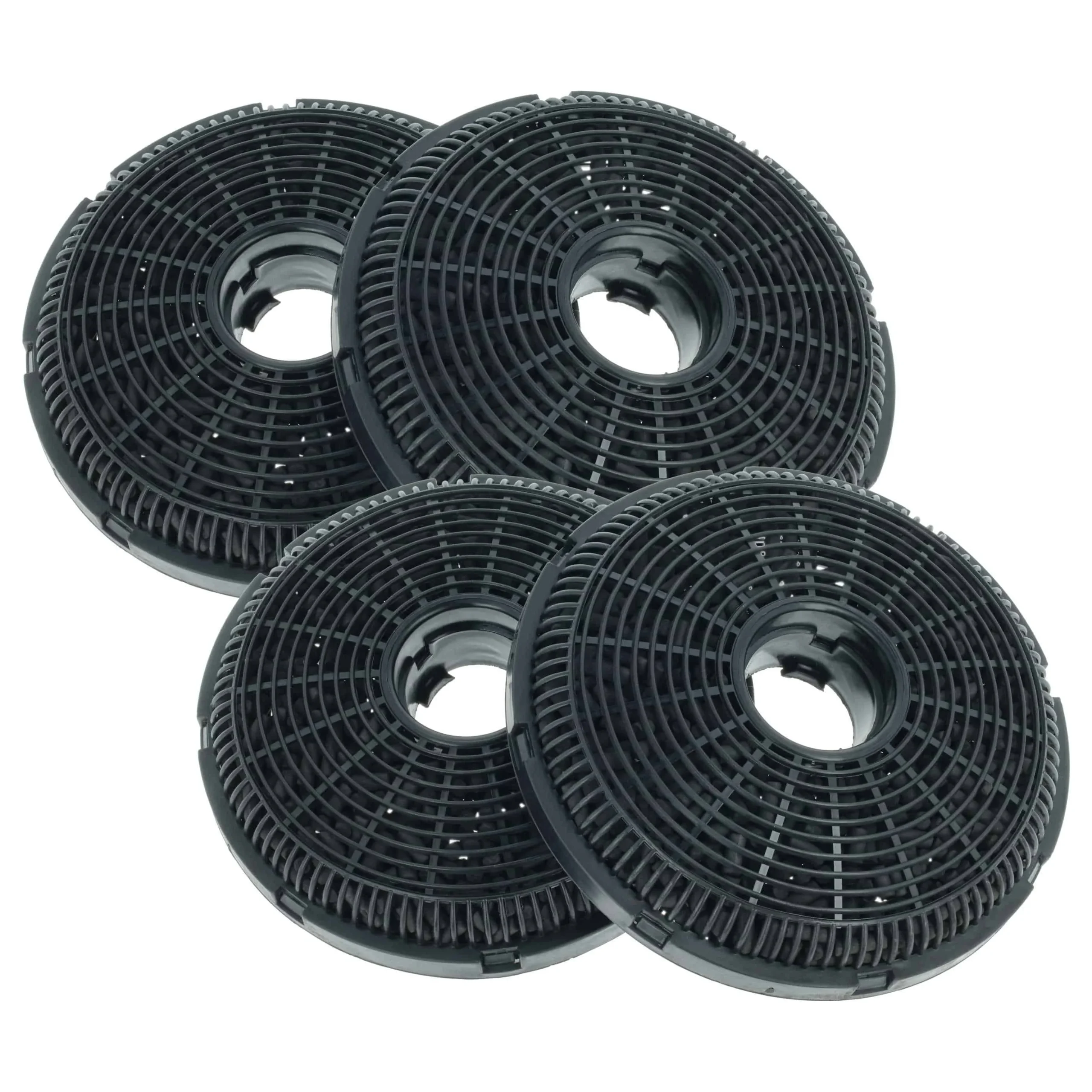 4x Filtres à charbon actif remplace Bosch DWK66AJ20T, DWK66AJ60T pour hotte Grundig - Accessoires appareils ménagers