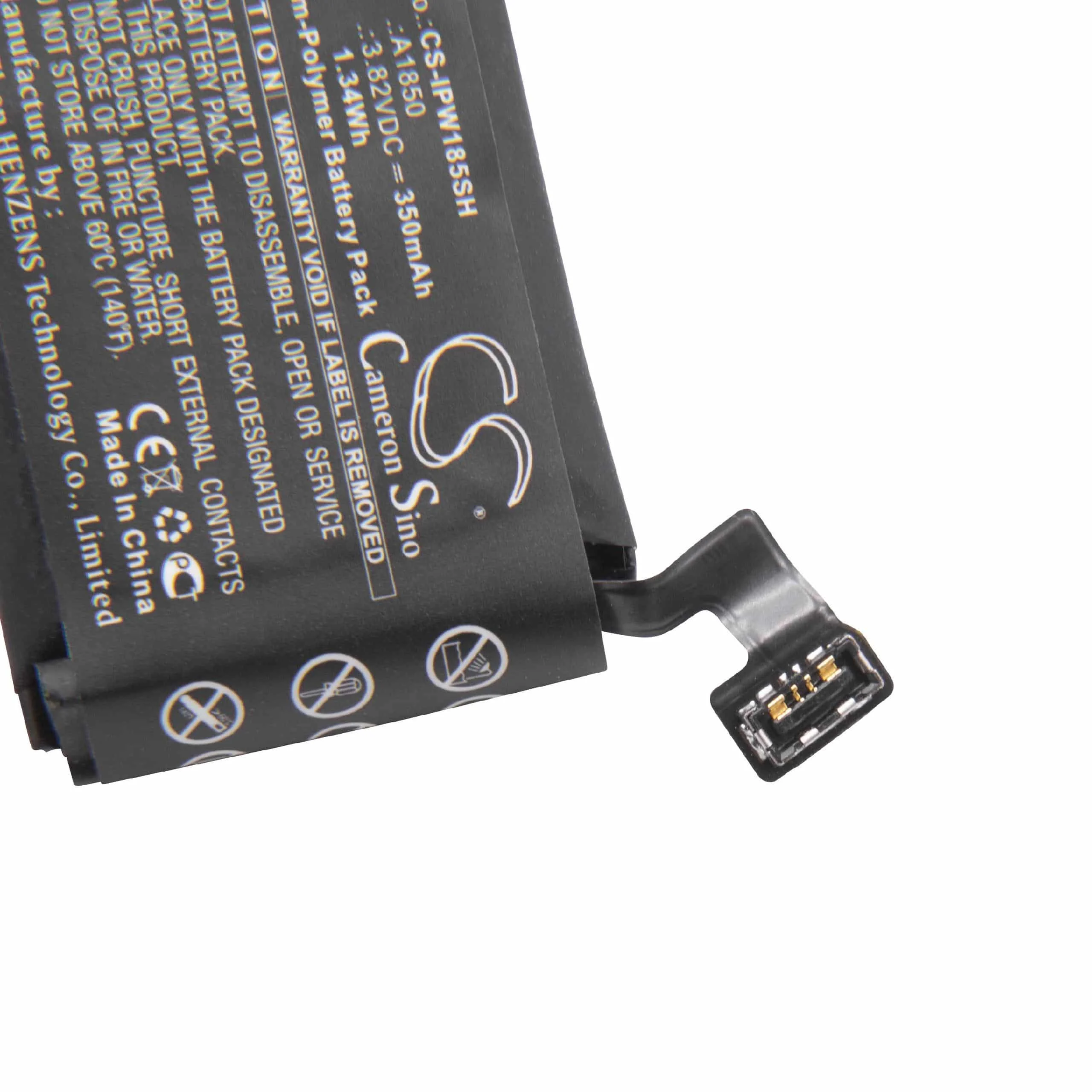 Batterie remplace Apple A1850 montre connectée - 350mAh 3,82V Li-polymère