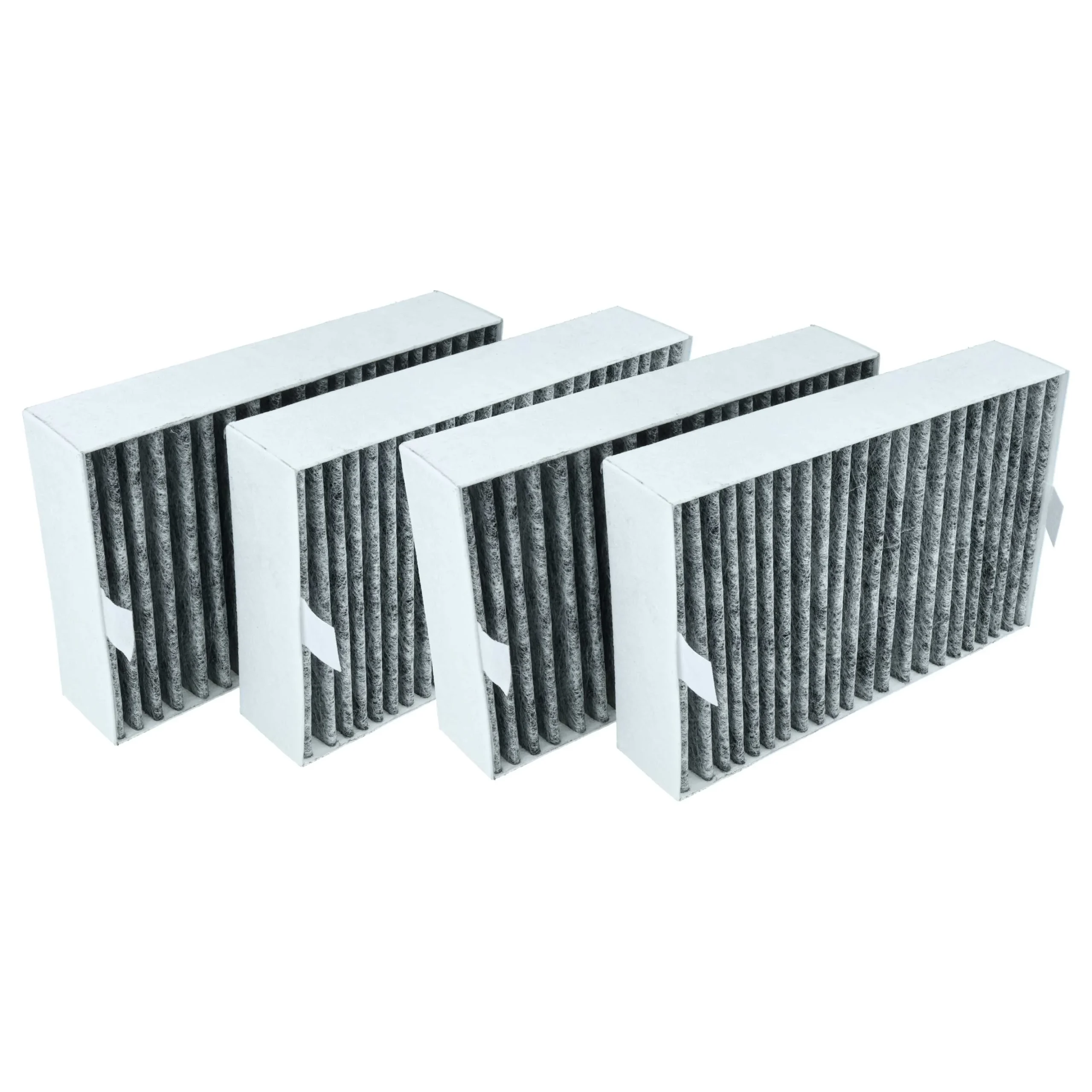4x Filtres à charbon actif remplace Miele 28996433EU1, 11793450, DKF 31-P pour hotte Miele