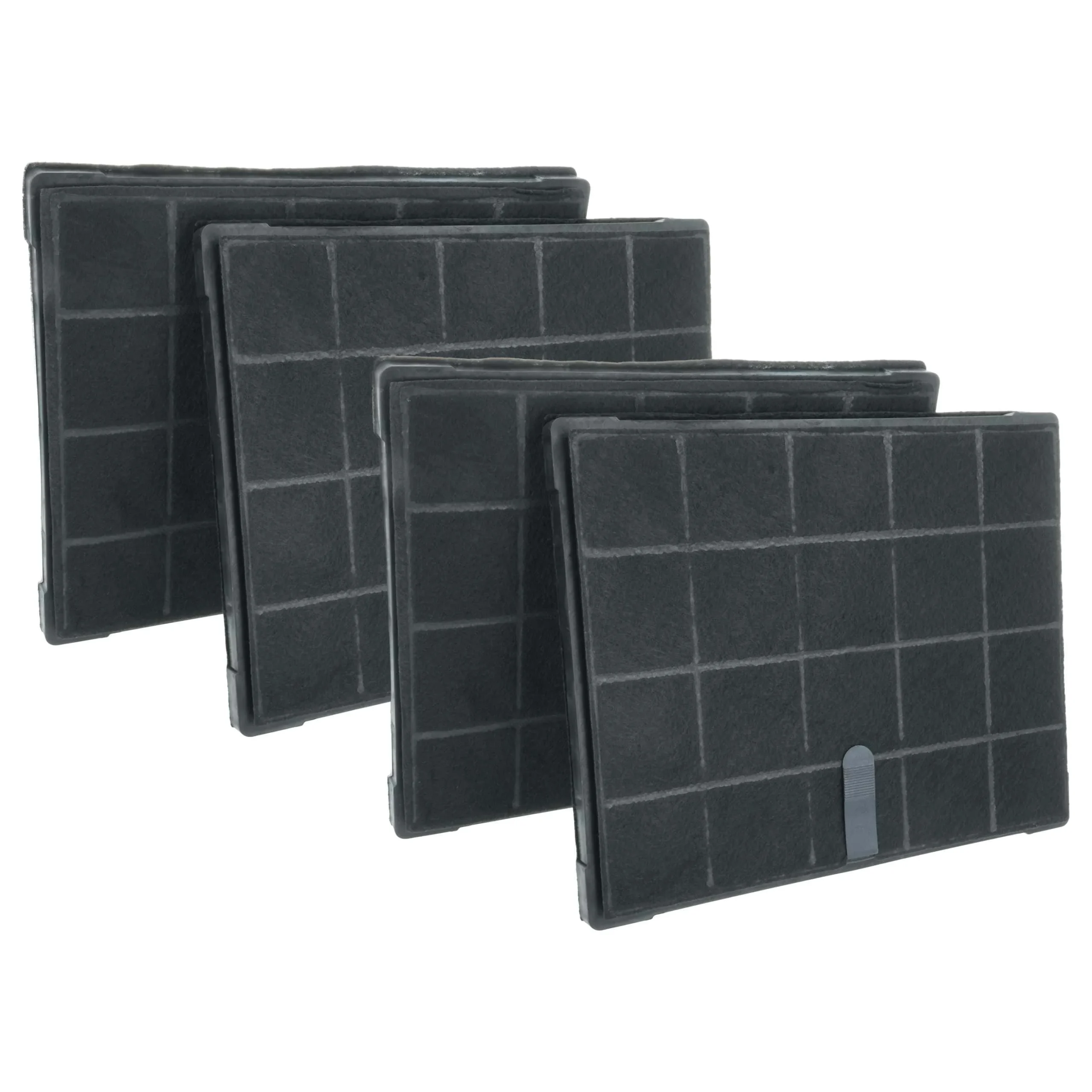 4x Filtres à charbon actif remplace Whirlpool 481248048198, GZD0667, AZD0667, AFFCAF16 pour hotte Whirlpool - Accessoires appareils ménagers