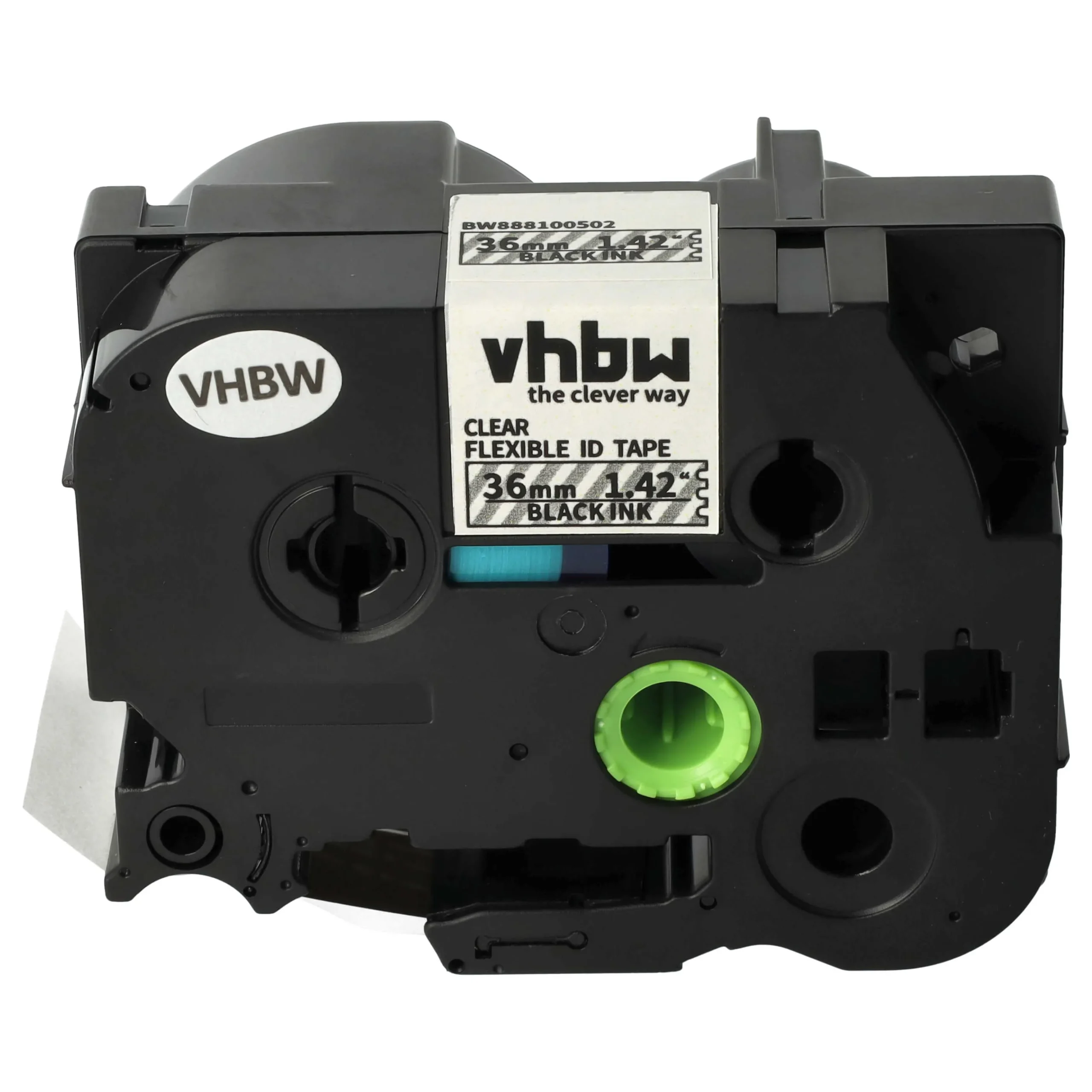 Cassette à ruban remplace Brother TZeFX161 - 36mm lettrage Noir ruban Transparent, plastique, souple
