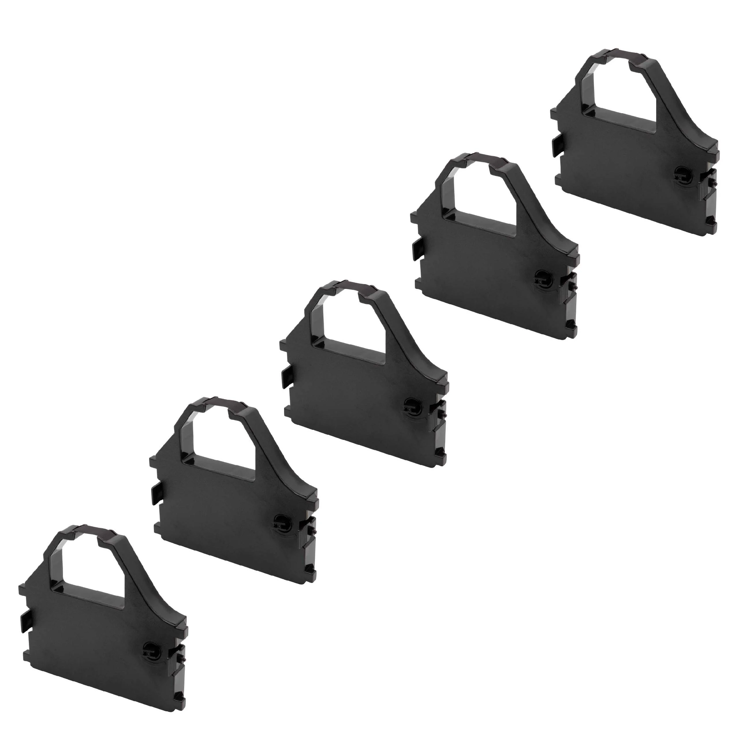 5x Ruban encreur remplace Star Micronics Gr. 691 pour imprimante matricielle / étiquette - noir