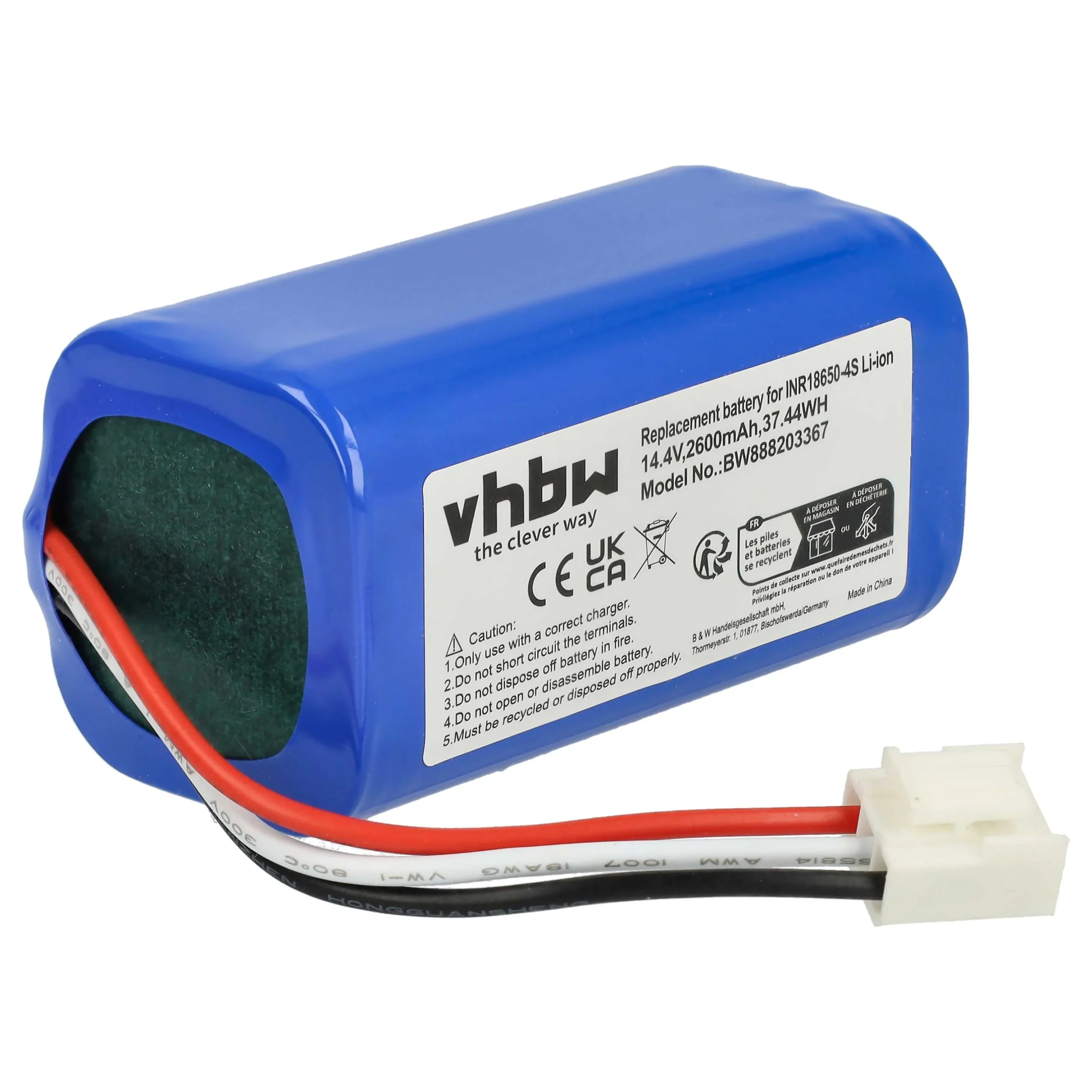 Batterie pour robot aspirateur Severin Chill RB 7028, RB-7028 - 2600mAh 14,4V Li-ion