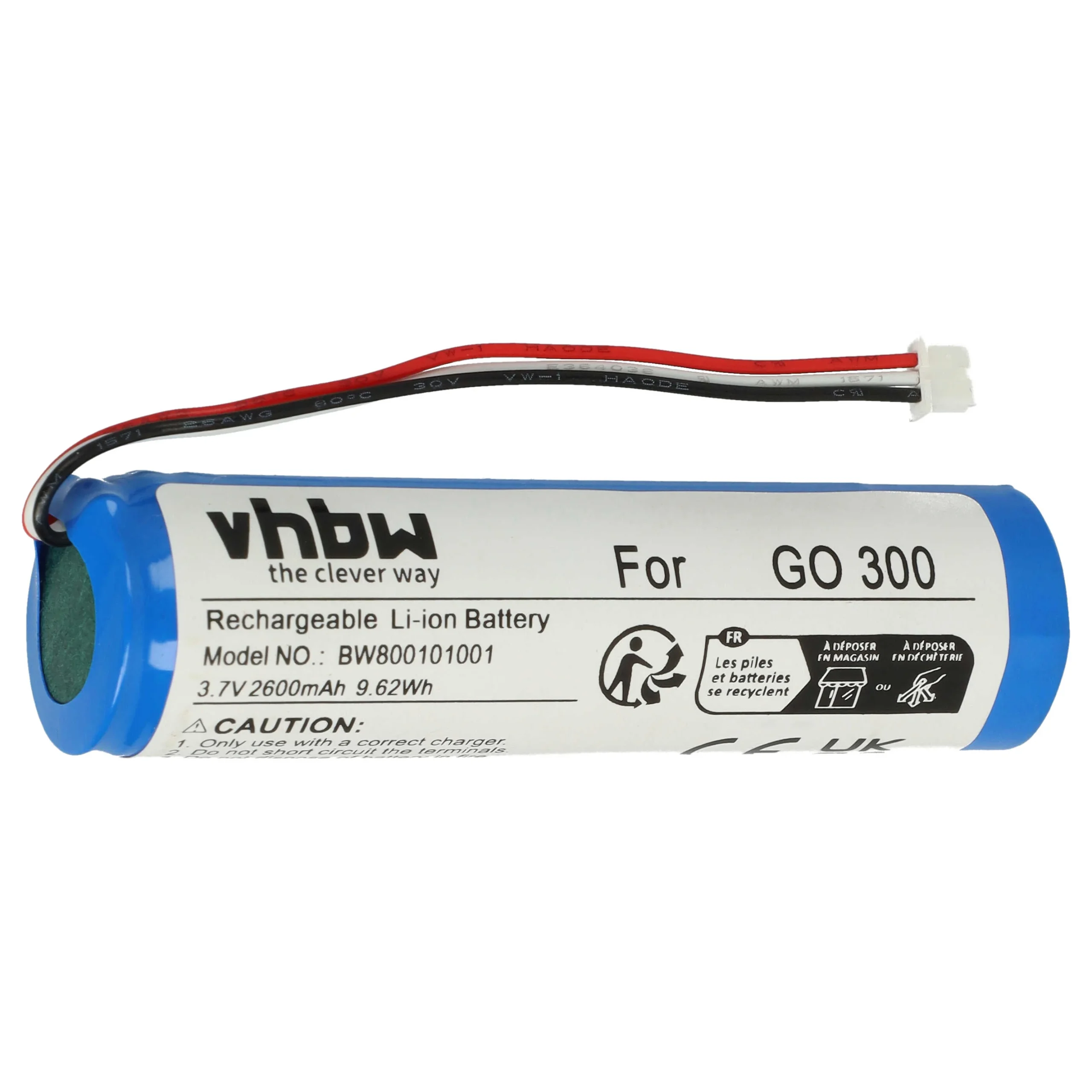 Batterie remplace VF5 pour navigation GPS Garmin - 2600mAh 3,7V Li-ion