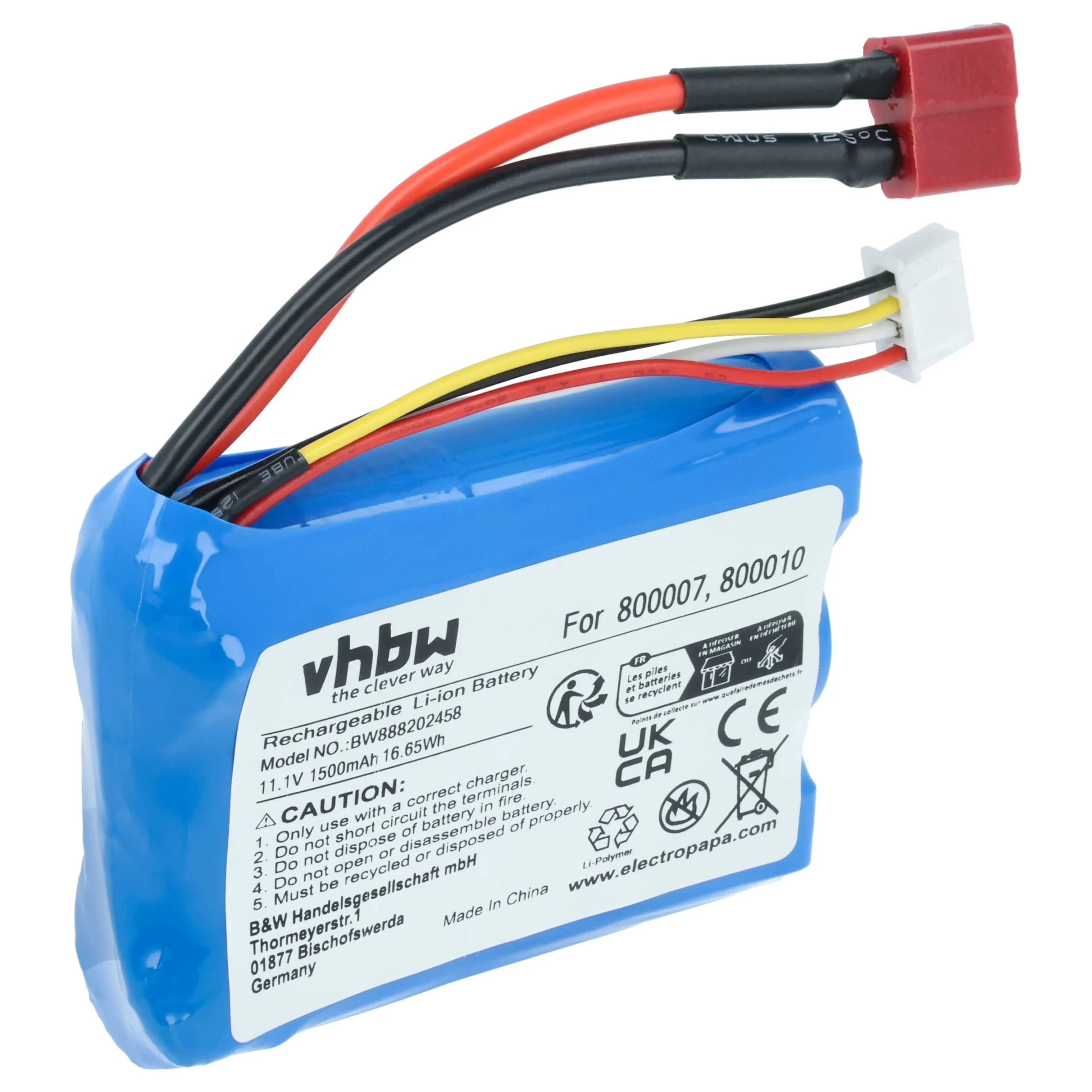 Batterie modèle radio-télécommandé - 1500mAh 11,1V Li-ion