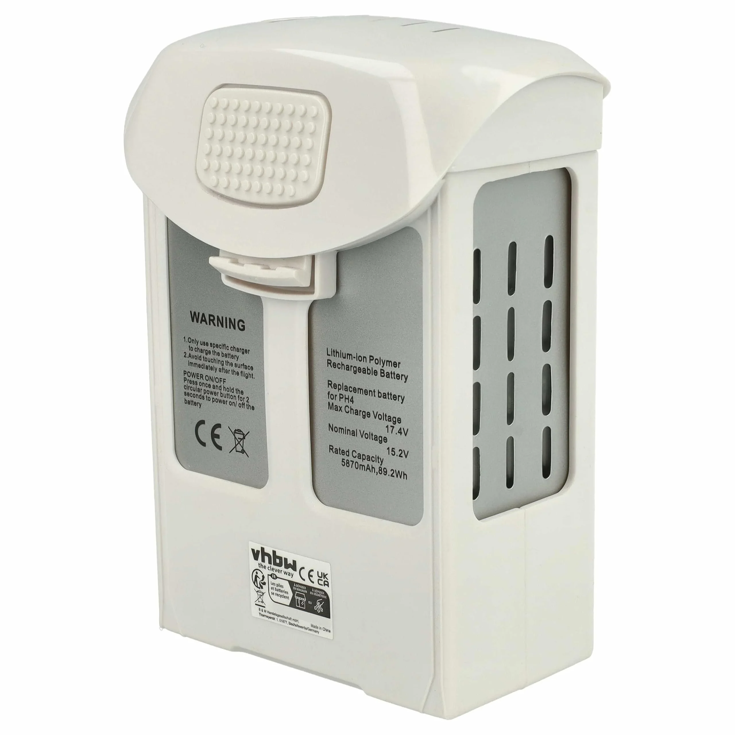 Batterie remplace DJI CP.PT.00000033.01, CP.PT.000601 pour drone DJI- 5870mAh 15,2V Li-polymère