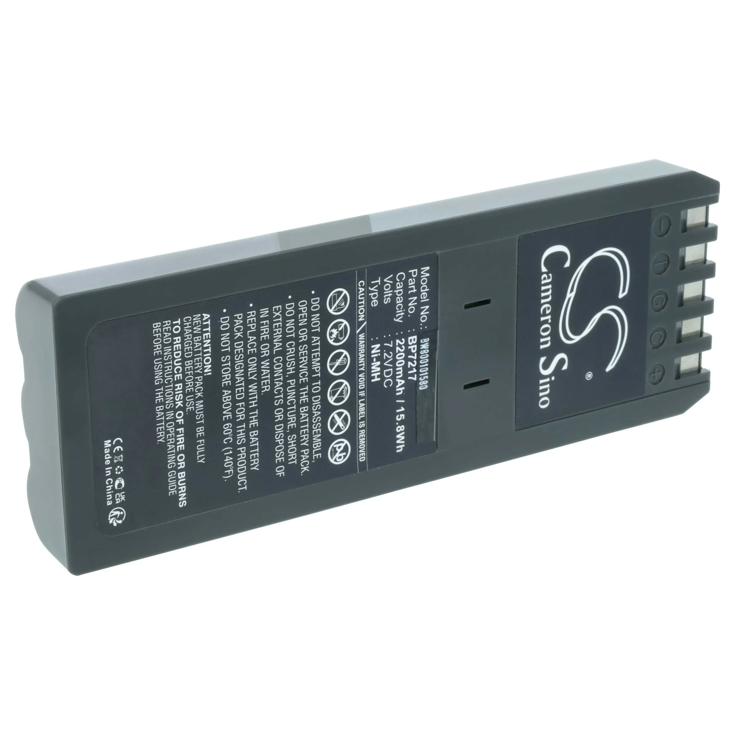 Batterie remplace Fluke BP7217 outil de mesure Fluke - 2200mAh 7,2V NiMH