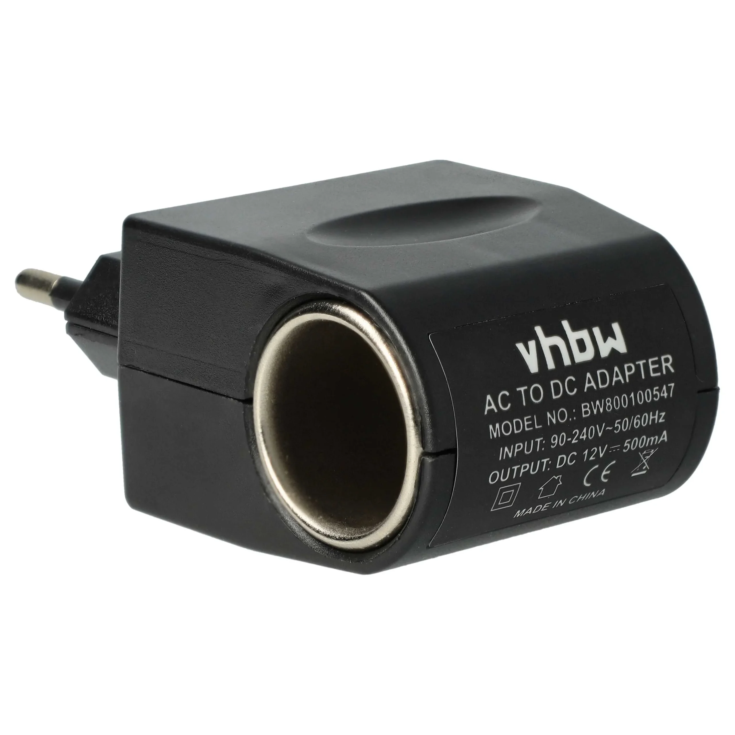 Adaptateur de chargeur voiture 12 V vers prise 220 V pour tableau de bord - 500 mA
