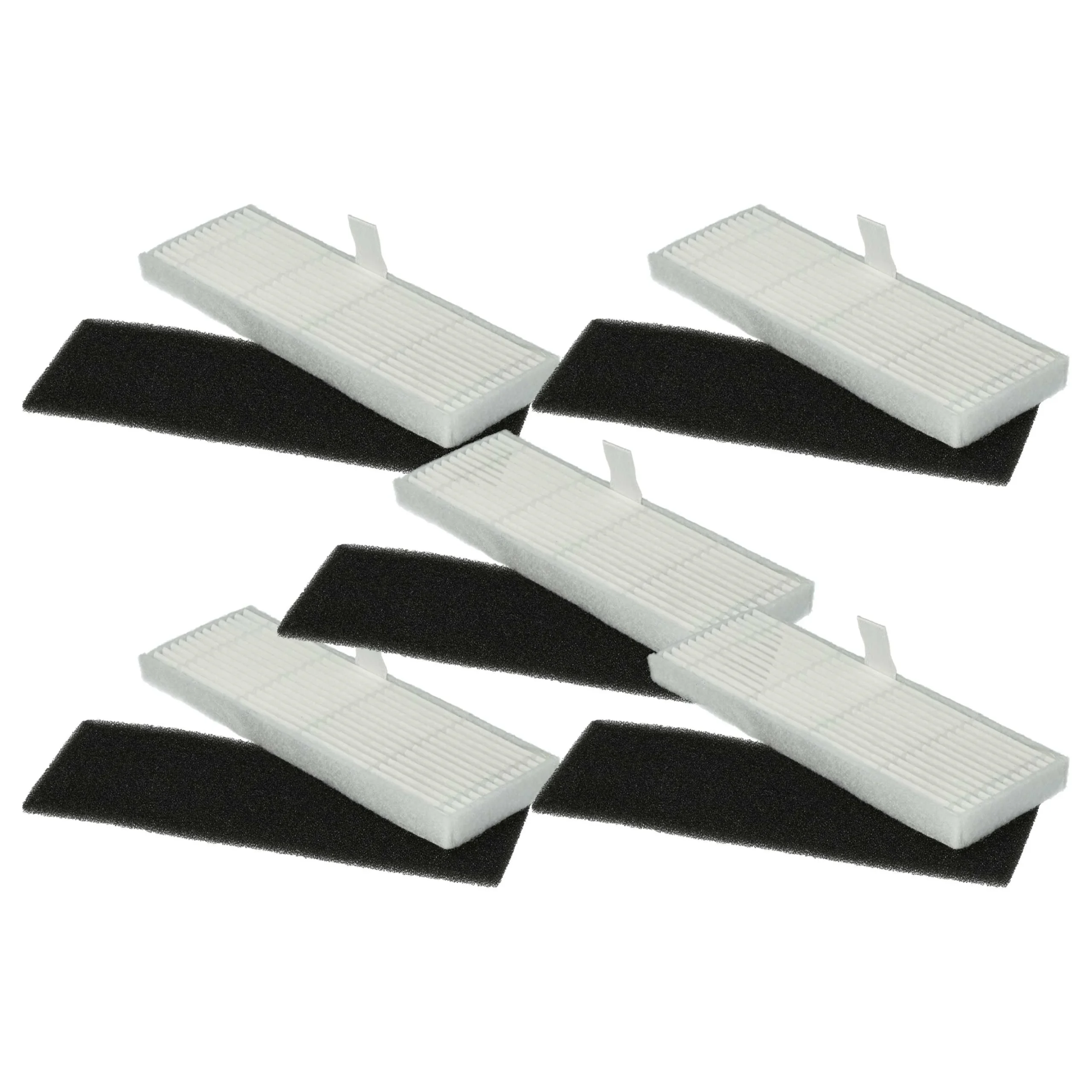 Lot de 10x filtres filtre mousse, filtre particules fines pour aspirateur robot Proscenic, Kyvol, Uoni, Ulteni - Accessoires pour aspirateur