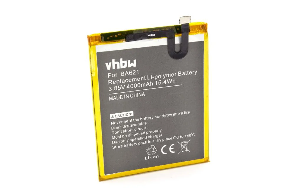 Batterie remplace Meizu BA621 téléphone portable Meizu - 4000mAh 3,85V Li-polymère