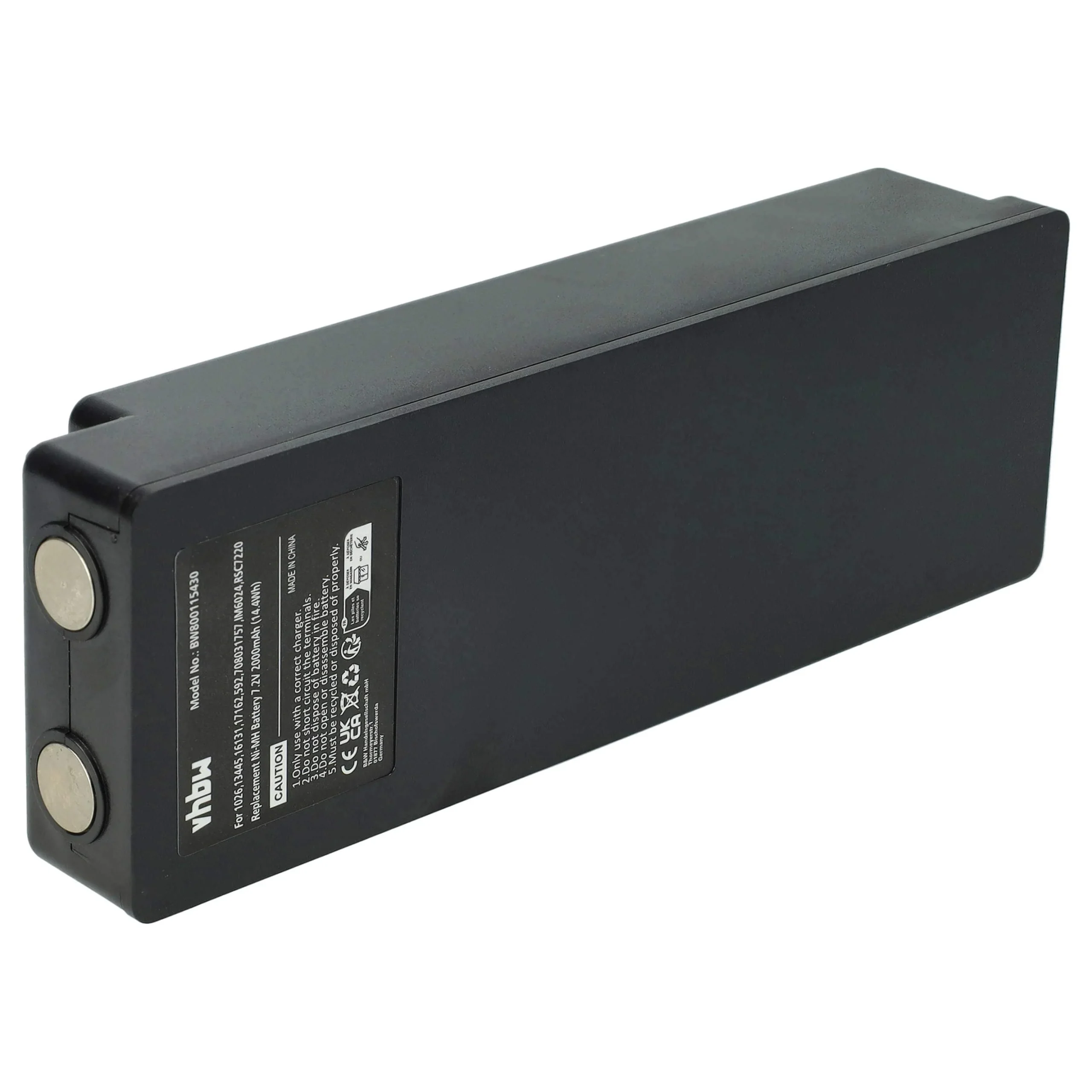 Batterie remplace Scanreco 1026 pour télécommande Palfinger, Scanreco 590, 592 - 2000mAh 7,2V NiMH