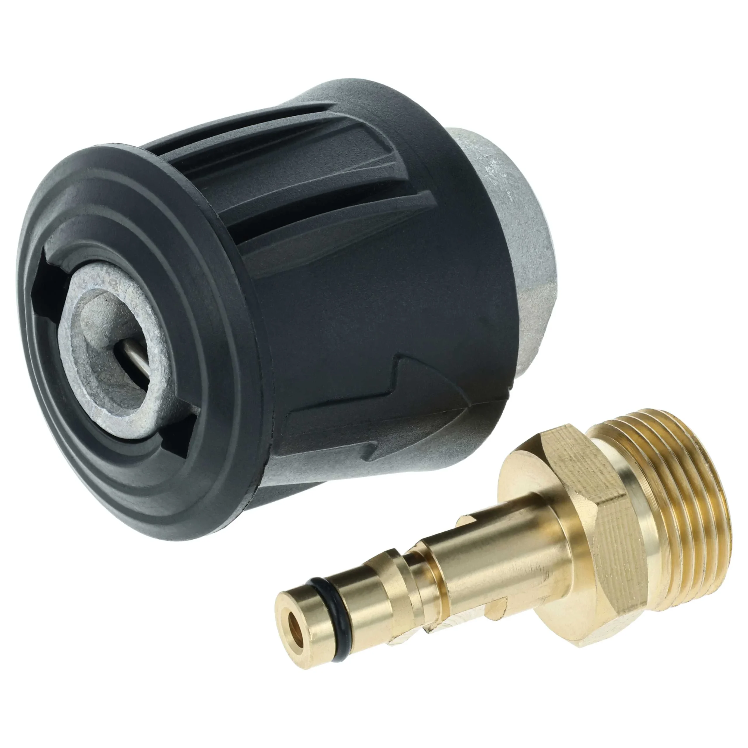 2x Raccord en kit Quick Connect - filetage M22 remplace Kärcher 2.643-037.0 pour jet haute pression Kärcher