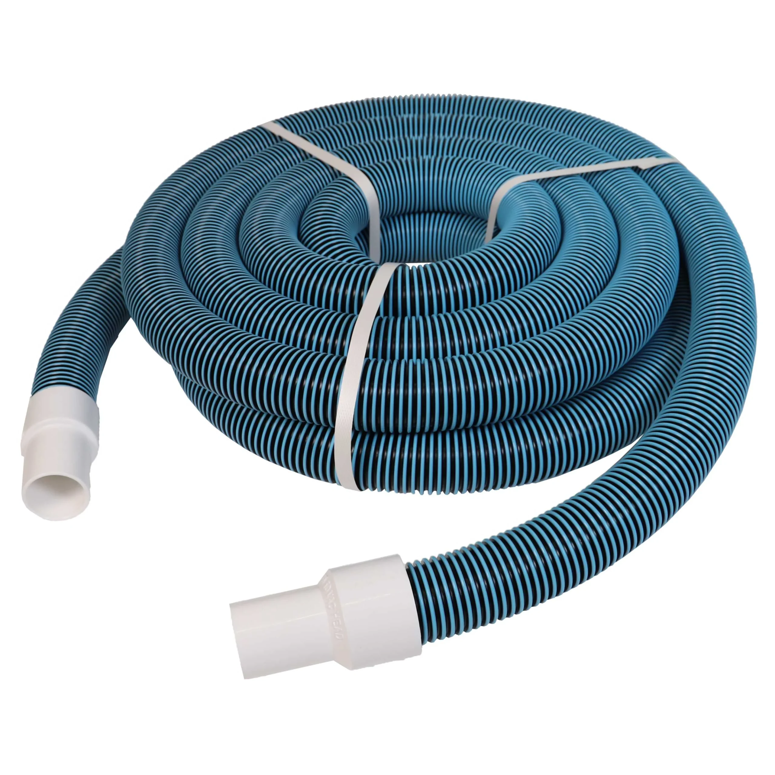 Tuyau de piscine pour skimmer, aspirateur, filtre - 7,6 m de long, manchon rond de 38 mm ⌀