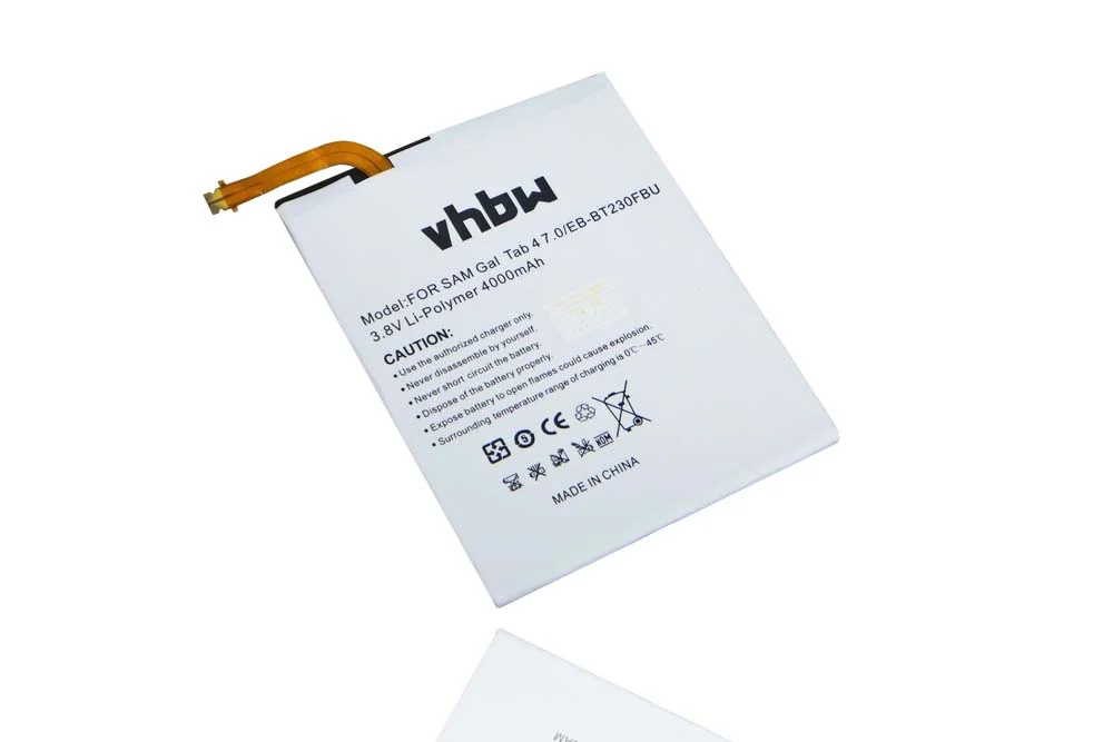 Batterie remplace Samsung EB-BT230FBU tablette - 4000mAh 3,8V Li-polymère