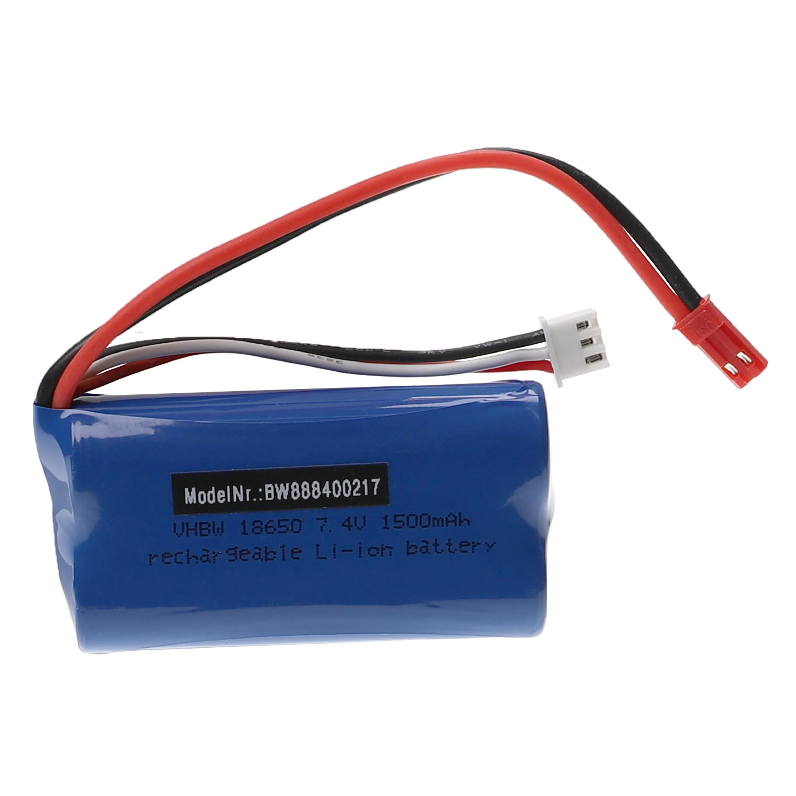 Batterie modèle radio-télécommandé - 1500mAh 7,4V Li-ion, BEC
