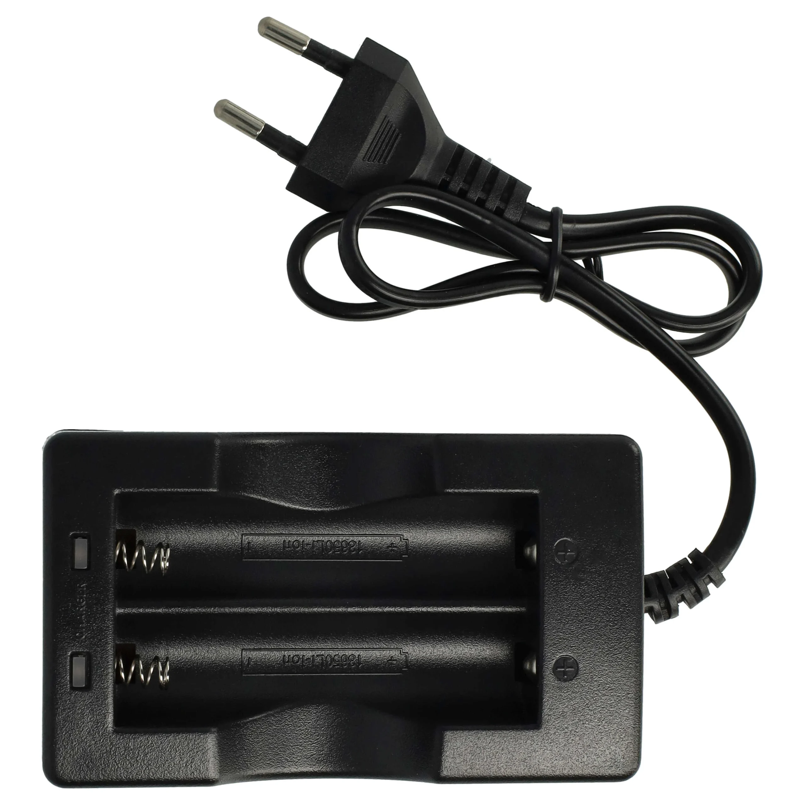 Chargeur 2 socles pour batterie, cellule batteries rondes au lithium, 17670 Li-ion (3,7V)