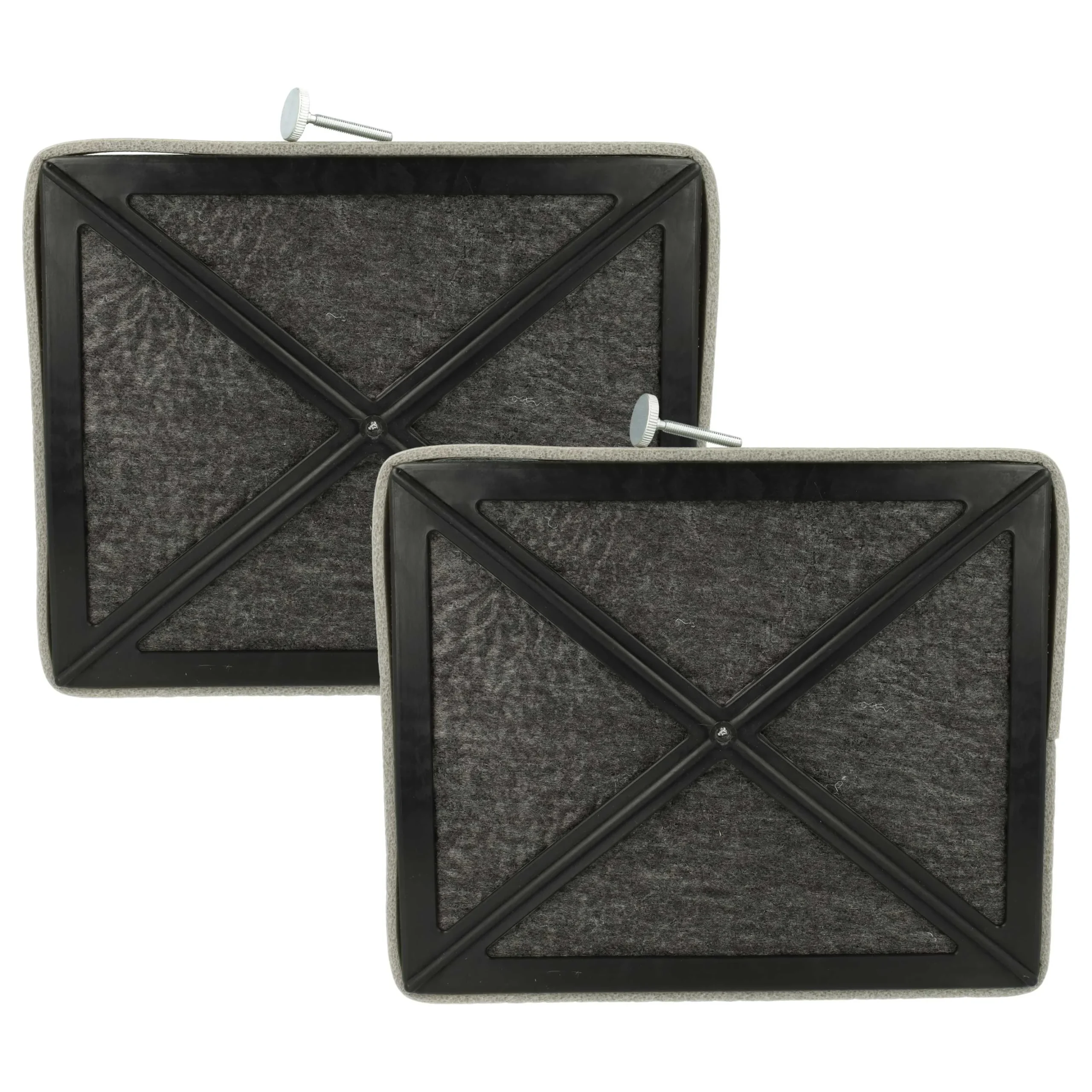 2x Filtres à charbon actif remplace Miele 3174713, 3174714, 3174715, 8103795, DKF2 pour hotte Miele - Accessoires appareils ménagers