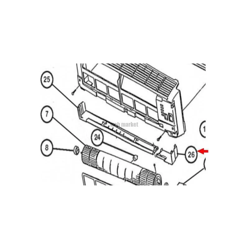 CACHE INFERIEUR DROITE - FUJITSU ATLANTIC