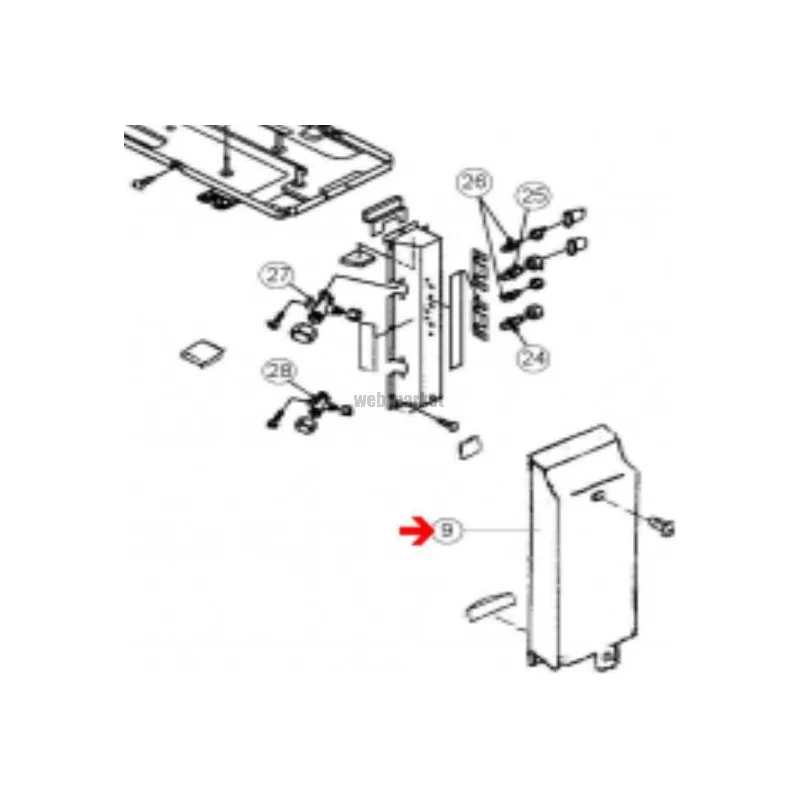 CACHE RACCORD - FUJITSU ATLANTIC