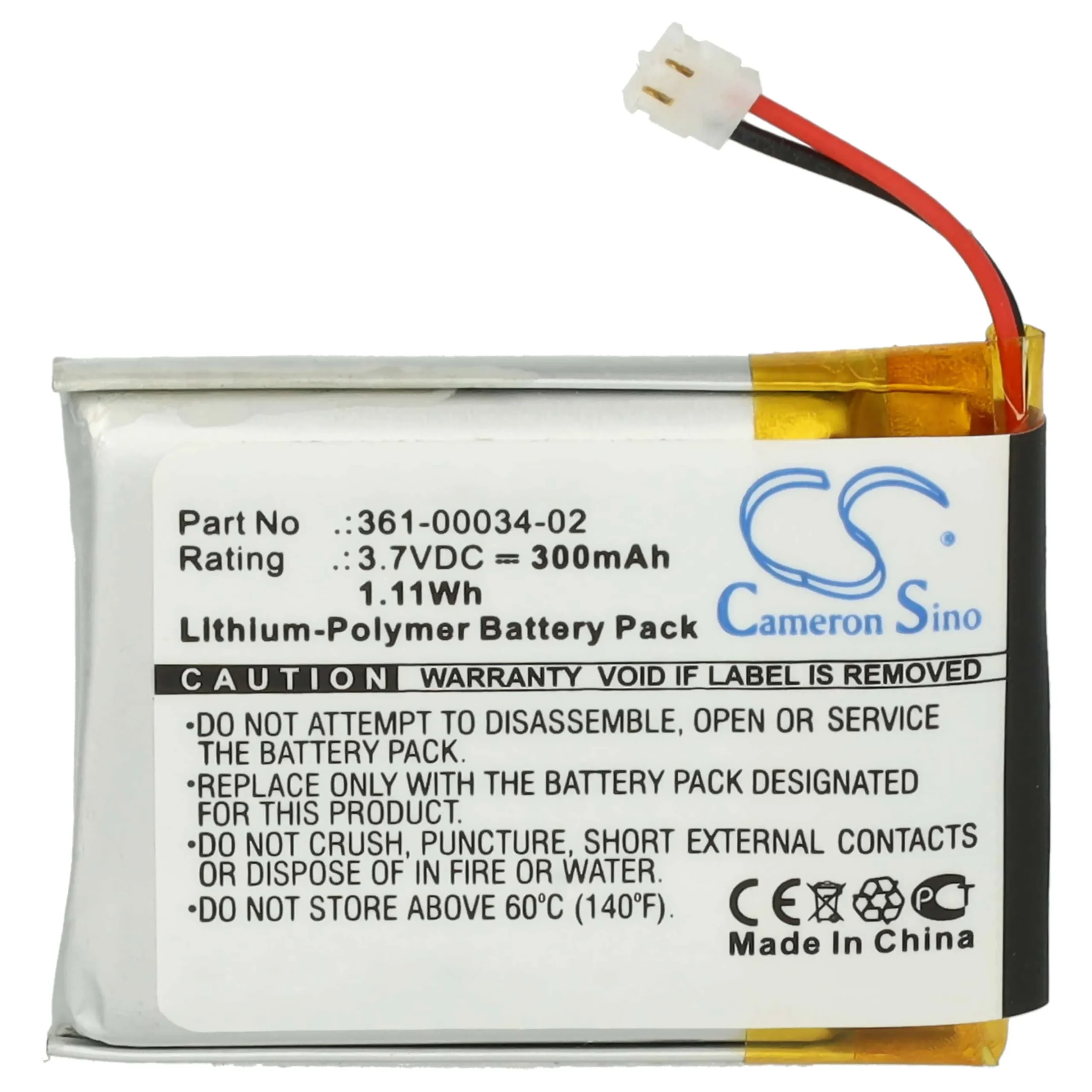 Batterie remplace Garmin 361-00034-02 montre connectée - 300mAh 3,7V Li-polymère + outils