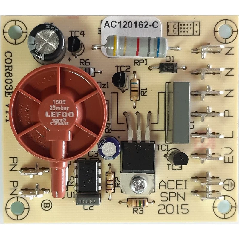 Carte STD pour bouton poussoir simple de Sanicompact SFA - AC120162