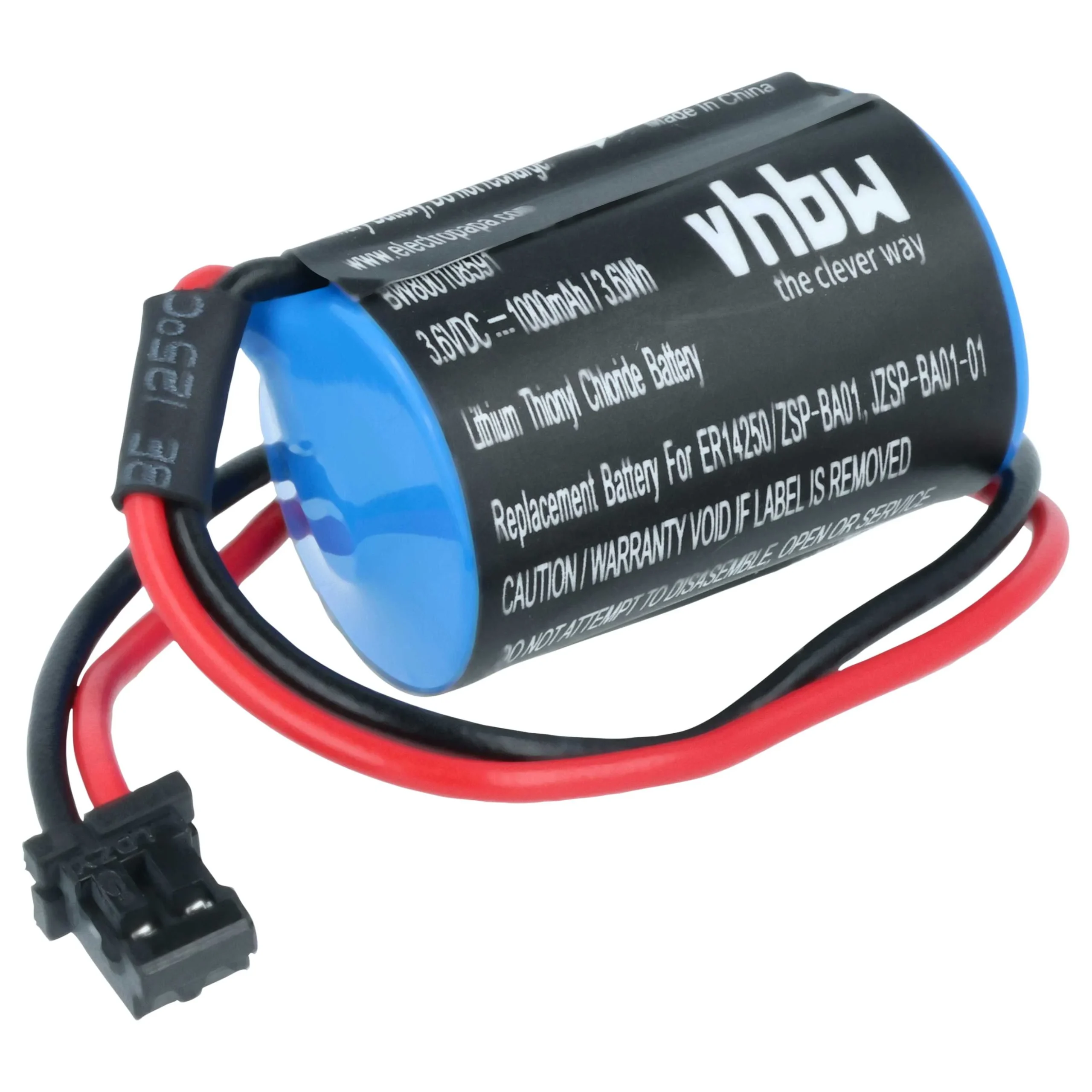 Pile remplace Omron JZSP-BA01-01, JZSP-BA01 pour unité de contrôle - 1000mAh 3,6V Li-ion