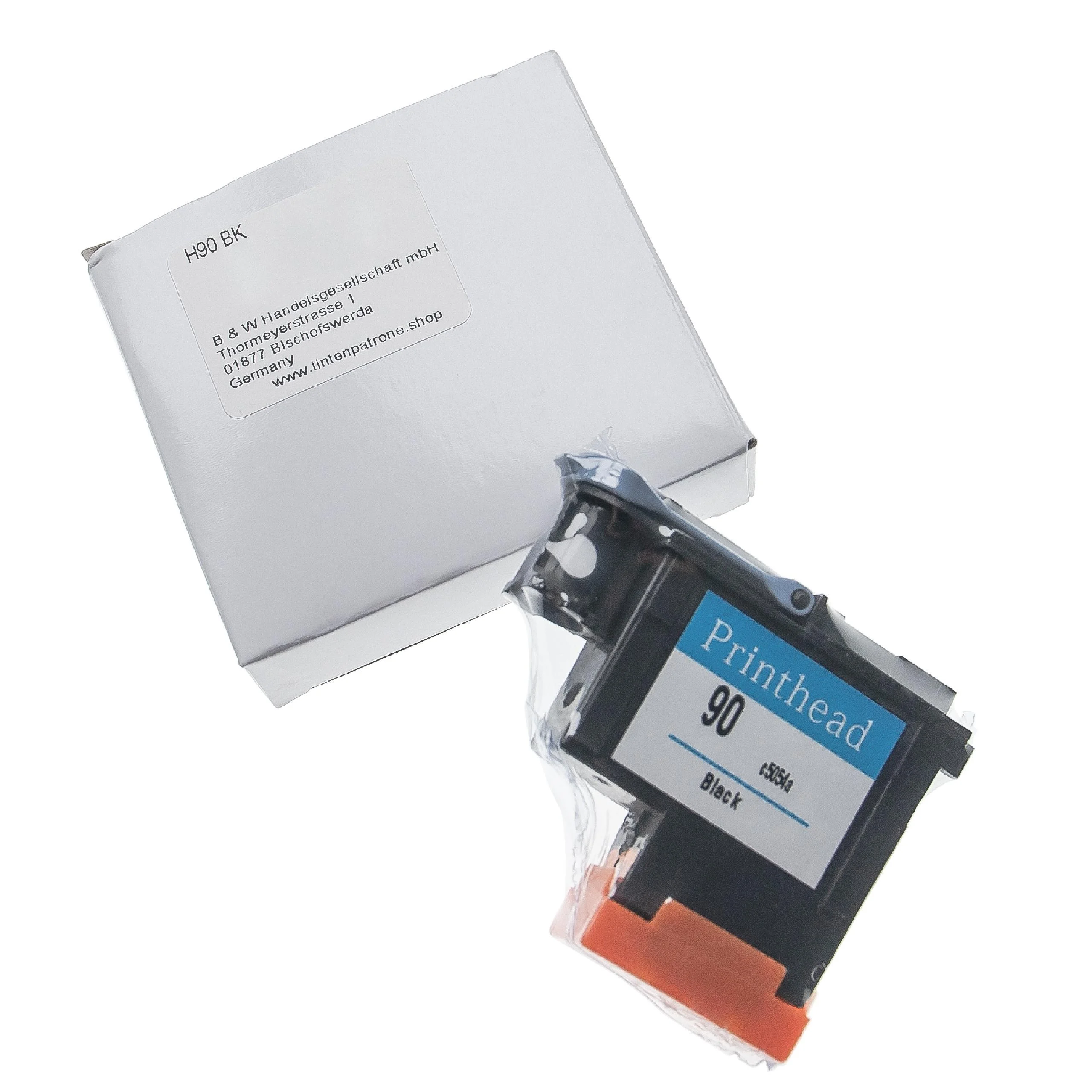 Tête d'impression pour imprimante HP DesignJet HP C5054A - noir, larg. 6 cm reconditionné + nettoyant