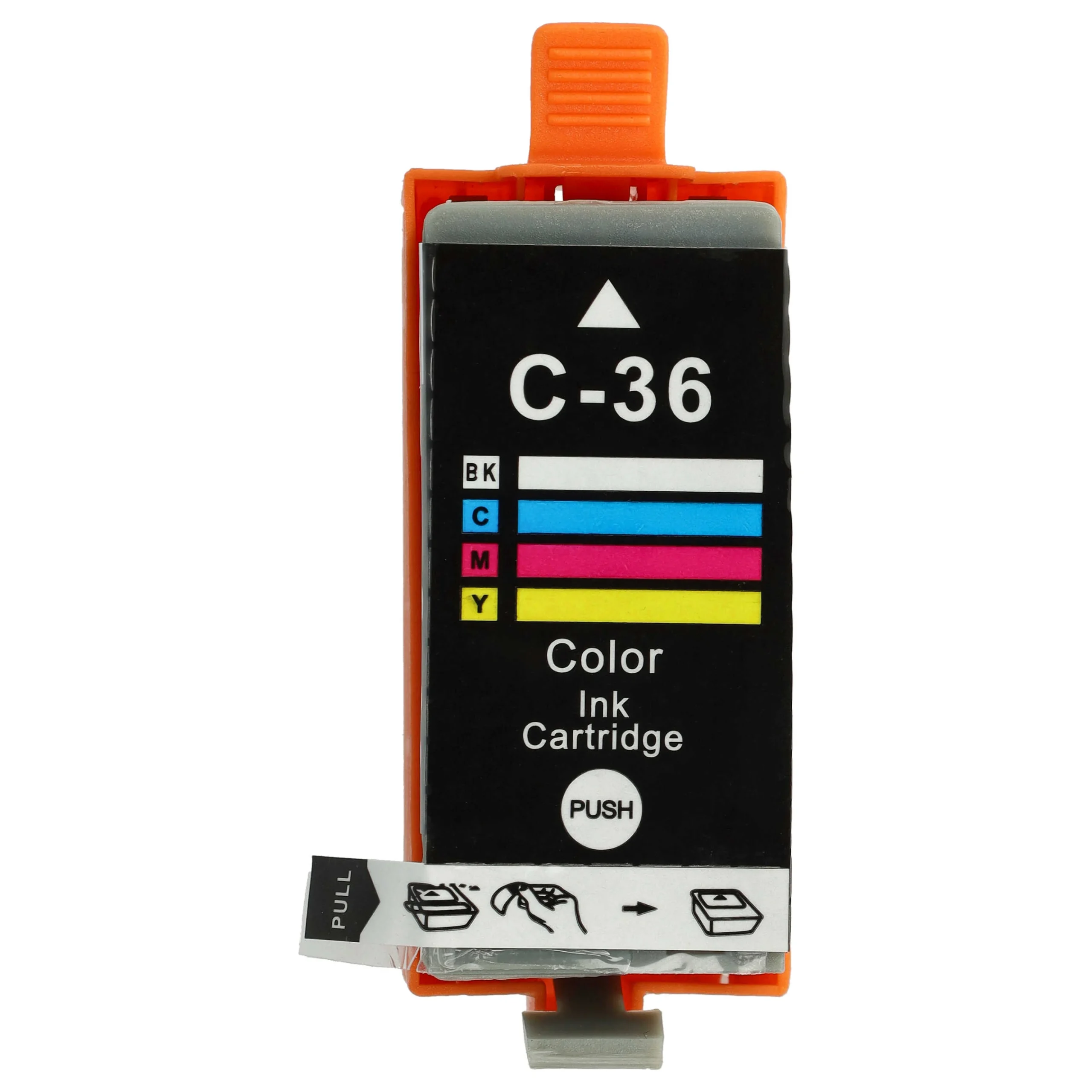 Cartouche remplace Canon CLI-36, CLI-36C pour imprimante Canon - multicolore 13ml