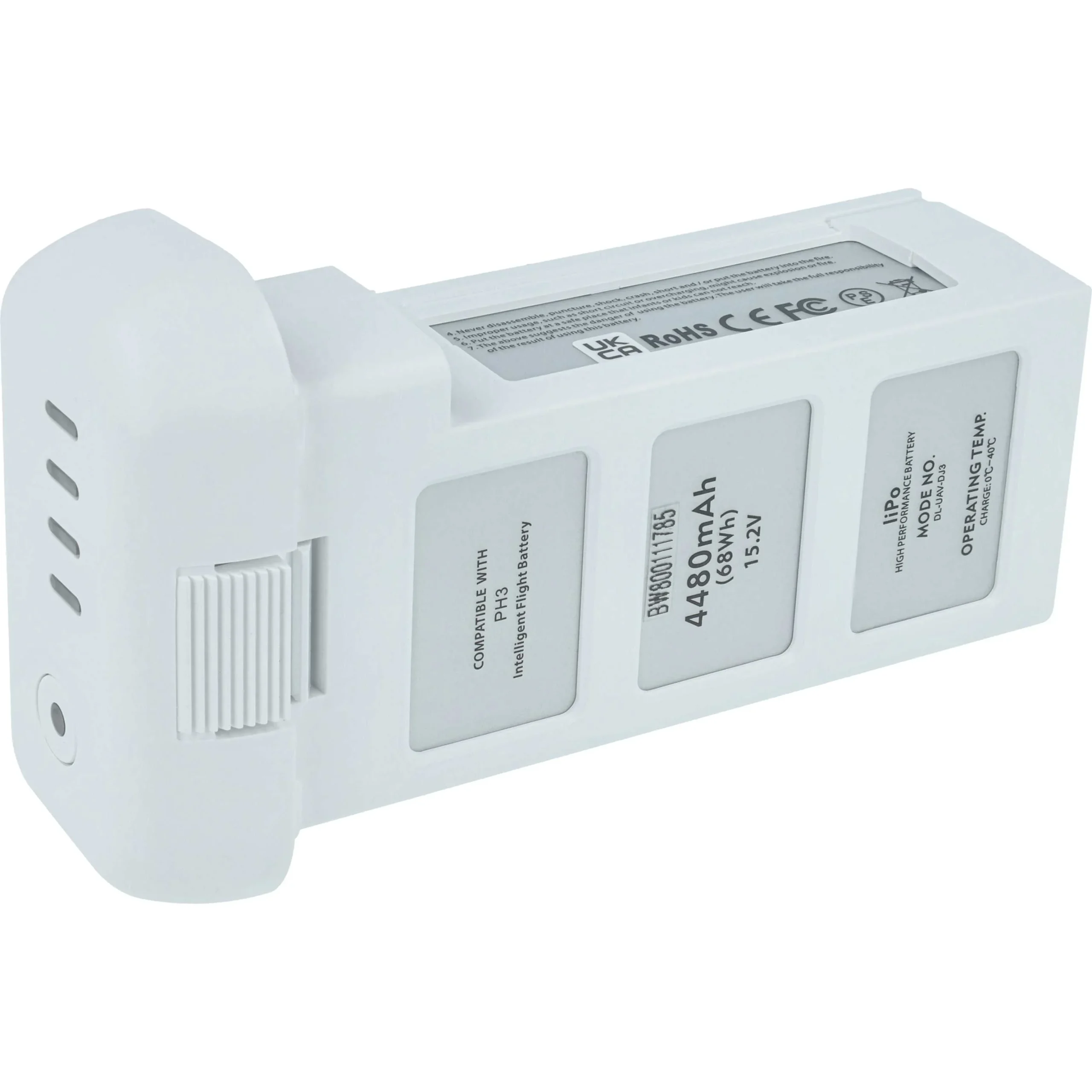 Batterie pour drone DJI Phantom 3 Advanced, 3 Professional, 3- 4500mAh 15,2V Li-polymère