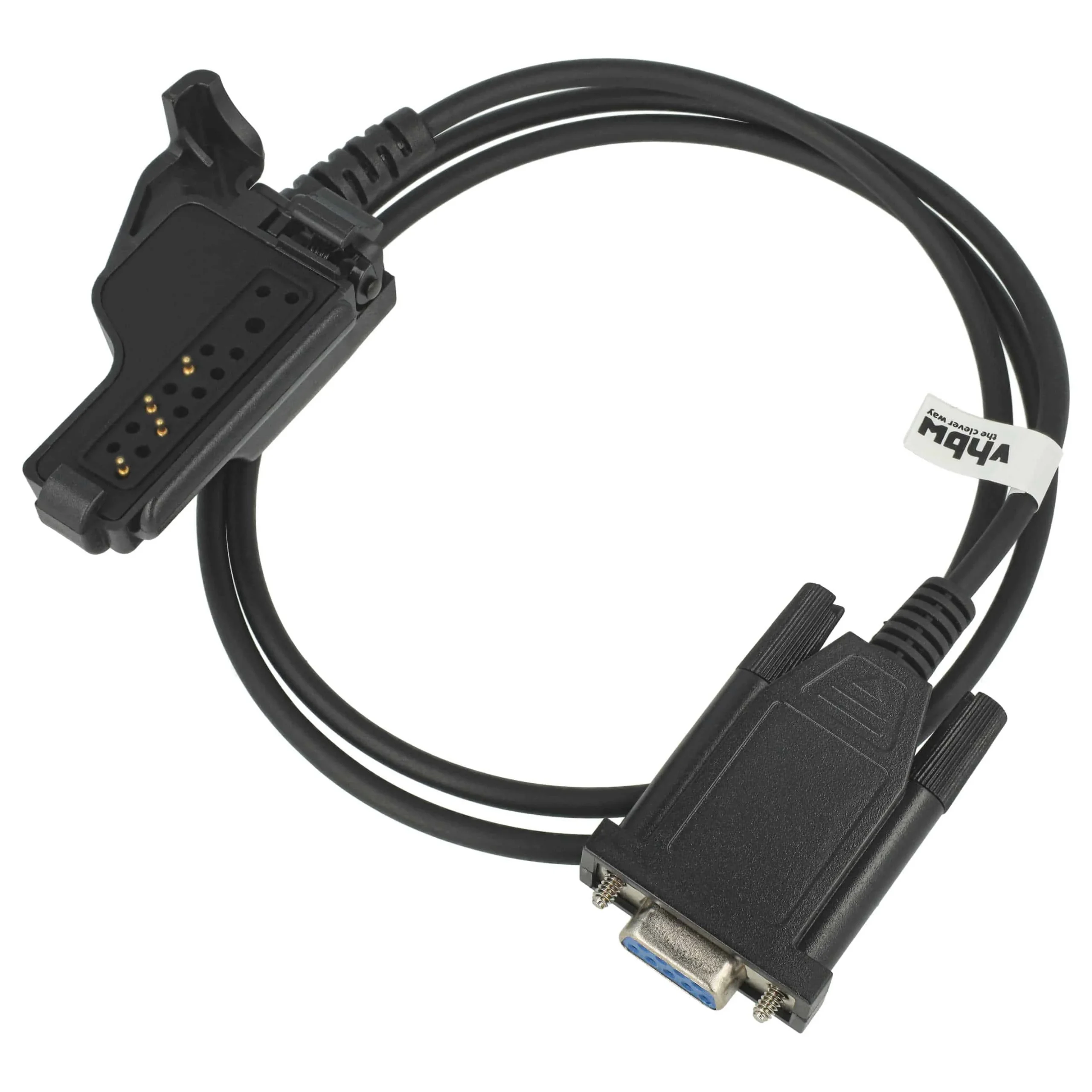 Câble de programmation RS-232 pour périphérique Motorola ASTRO - Adaptateur 14,5cm noir