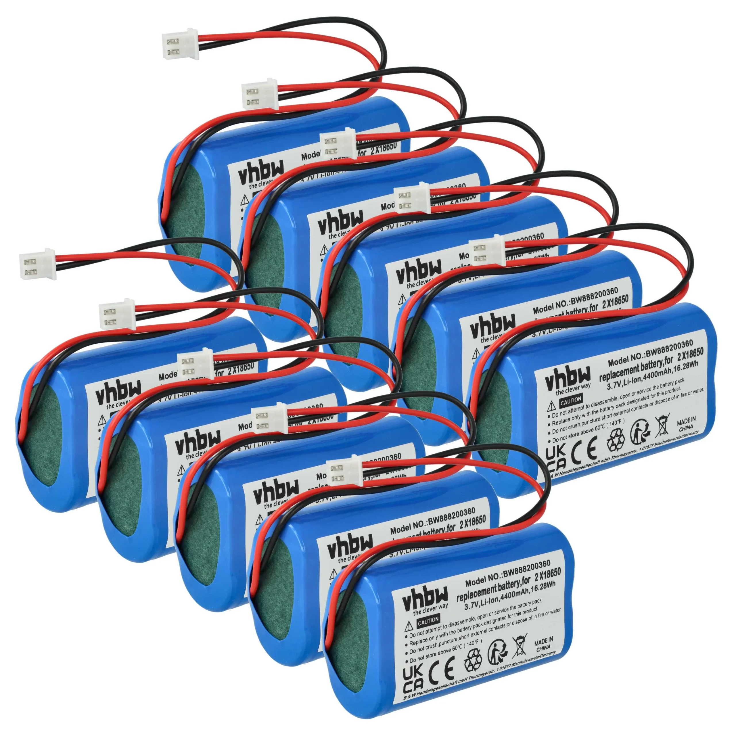 Batterie (10 pcs.) Sigor Nuindie, Numotion, Villeroy & Boch Seoul 2.0, Zafferano Poldina - 4400mAh 3,7V Li-ion