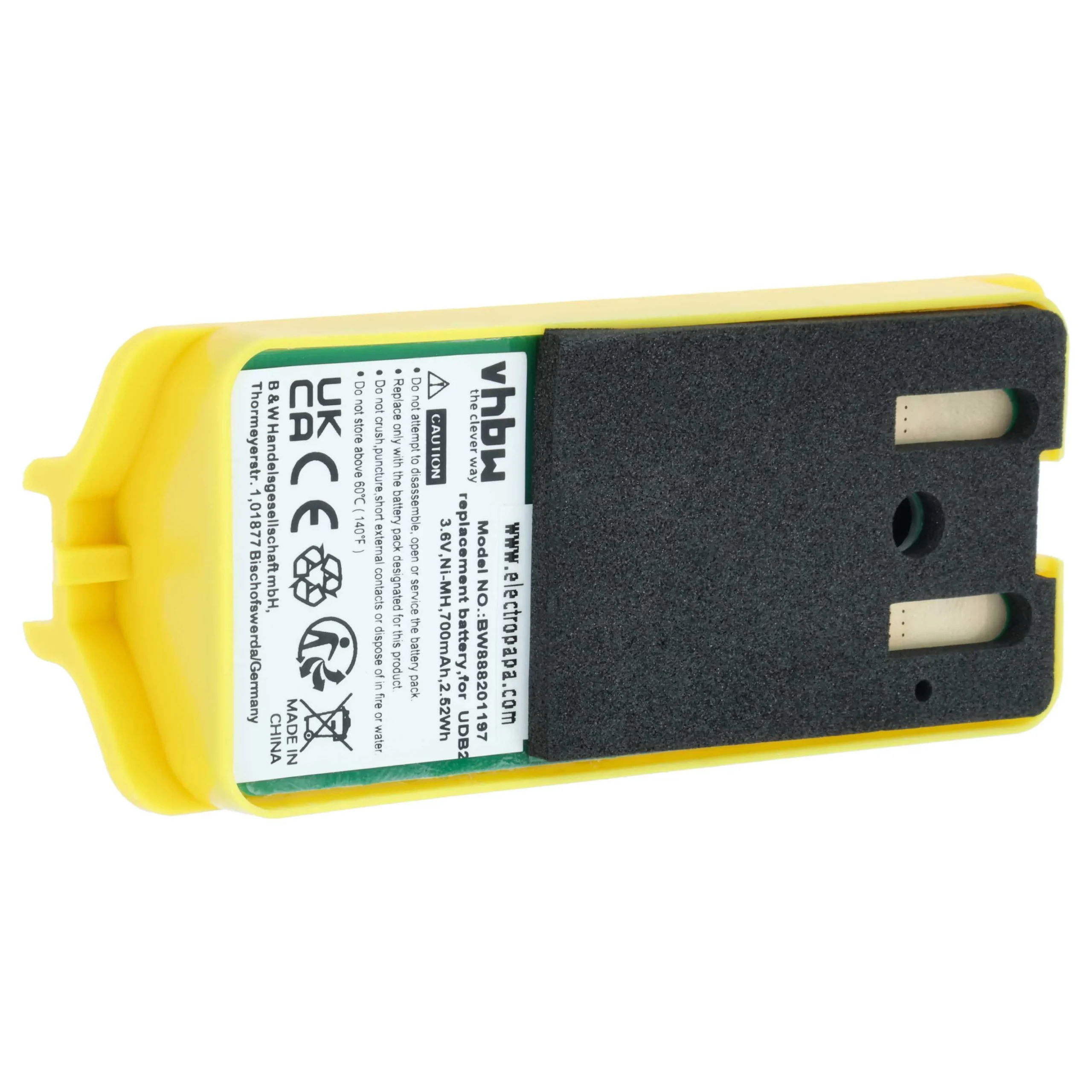 Batterie remplace JAY UDB2 pour radio talkie-walkie JAY- 700mAh 3,6V NiMH