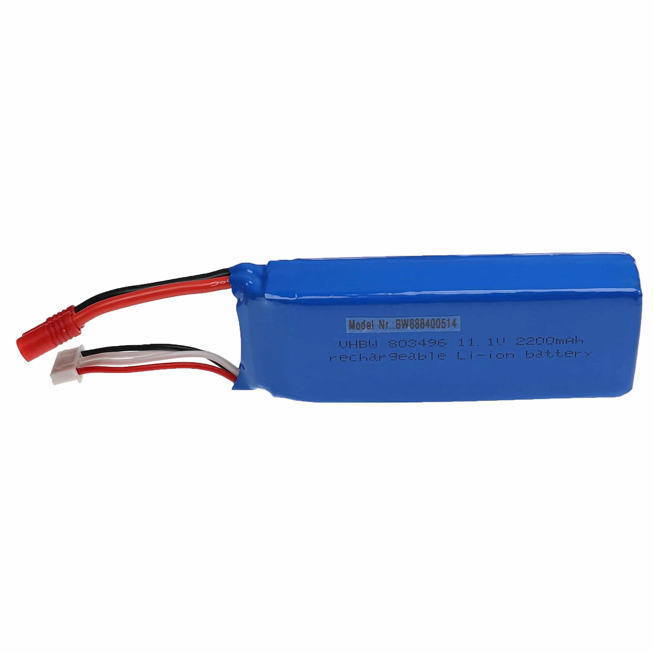 Batterie modèle radio-télécommandé - 2200mAh 11,1V Li-polymère, connecteur banane 3,5 mm