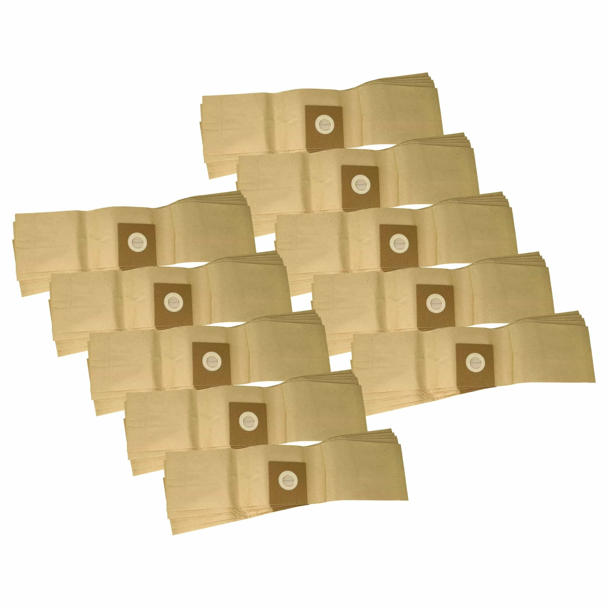 50x Sac remplace Ecolab 10009747 pour aspirateur Hako - papier filtre