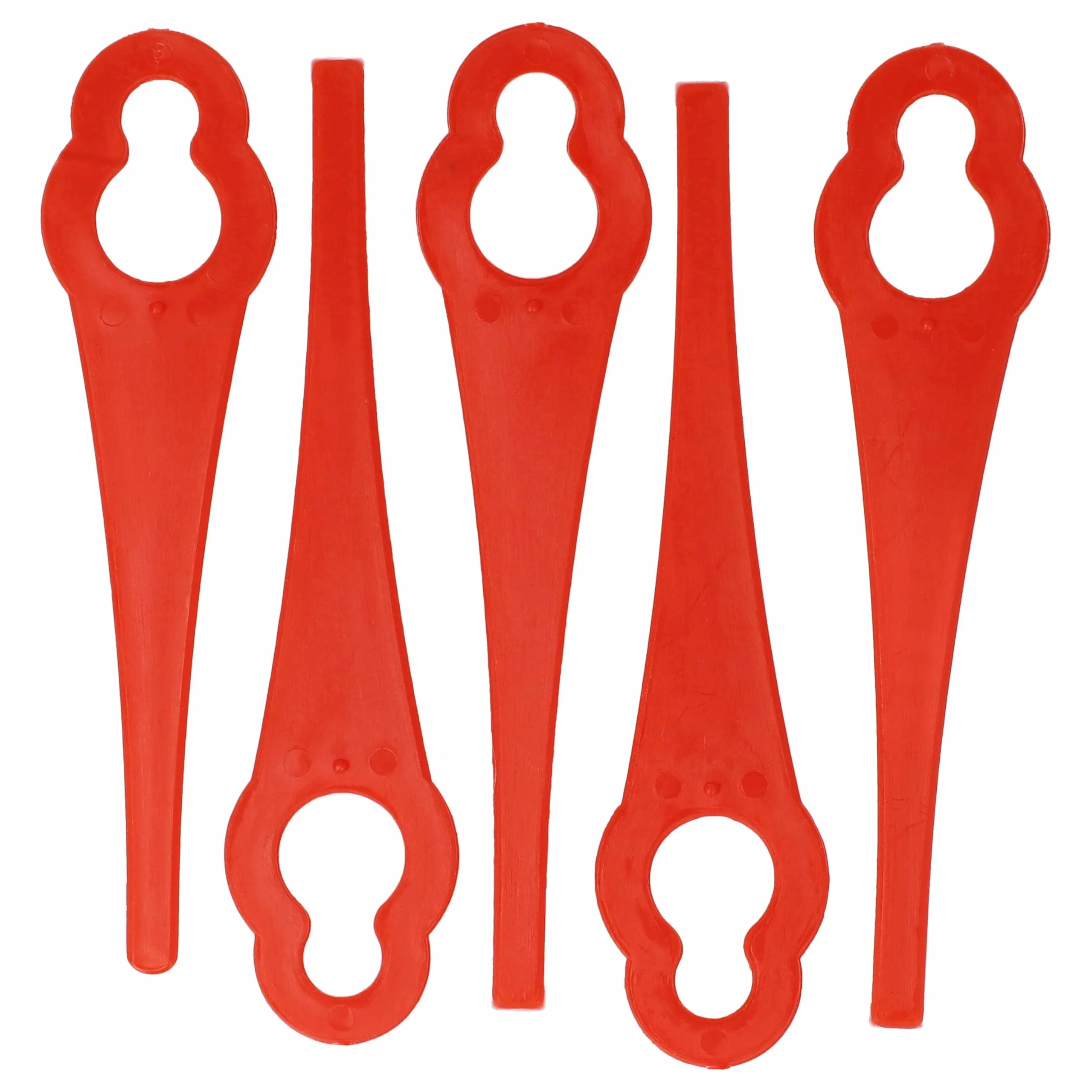 5x Lames remplace ALM BQ026 pour débroussailleuse – Couteaux nylon / plastique, Rot - Accessoires pour outils
