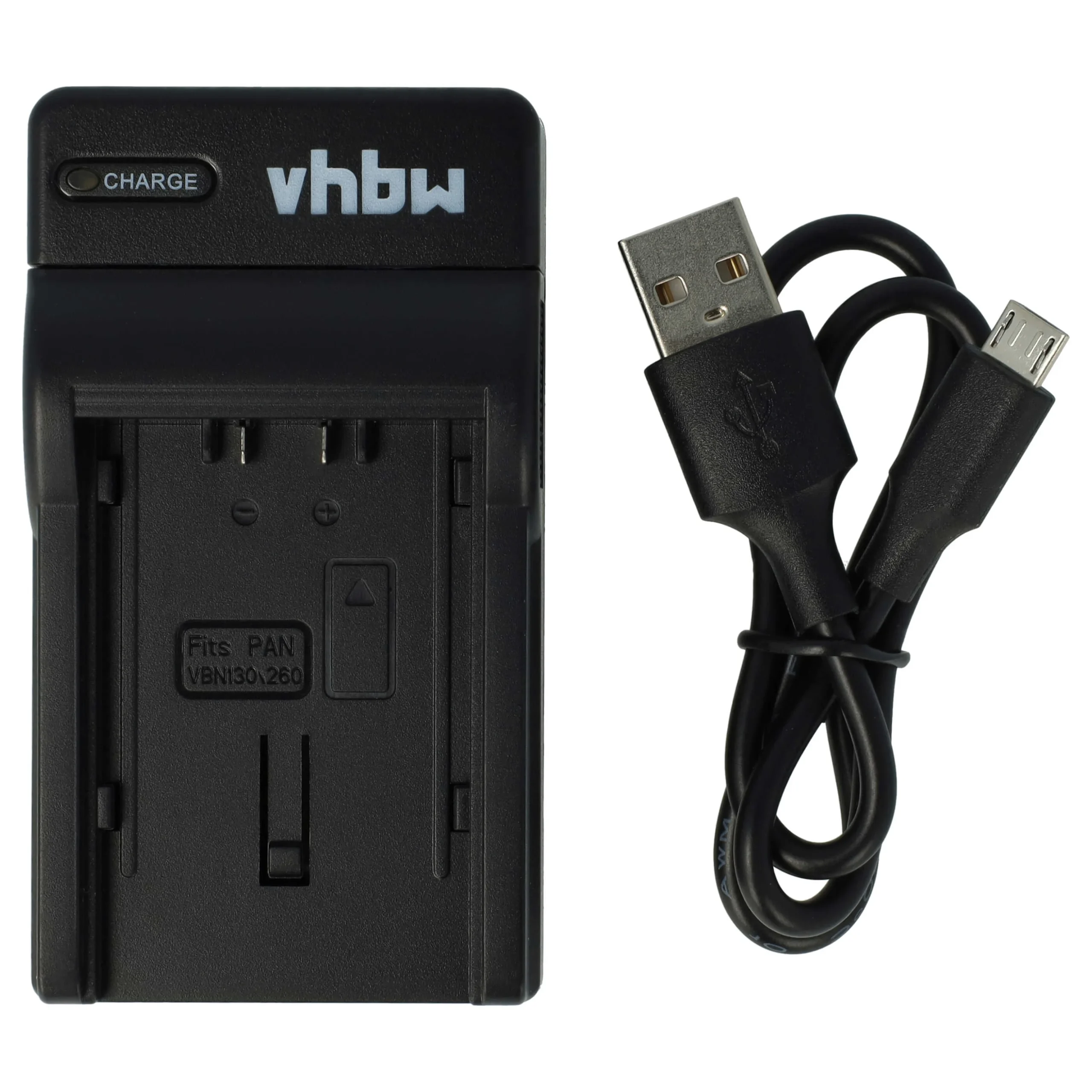 Chargeur USB-C + câble USB-C pour appareil photo Panasonic HC-X800, HC-X900, HC-X900M, HC-X909 - 0,5 A