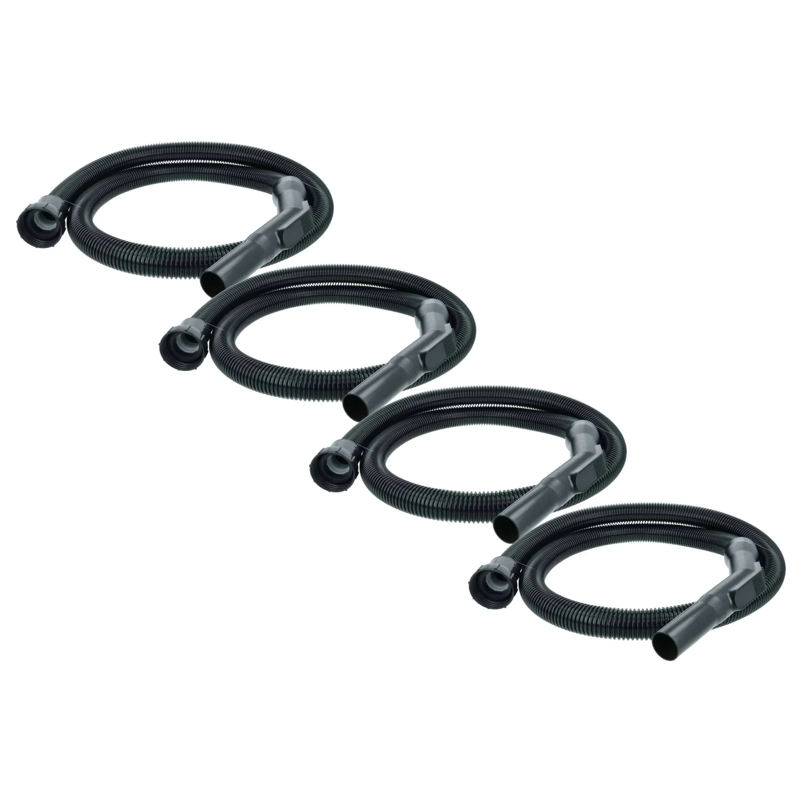 4x Tuyau flexible remplace Nilfisk VA80400 pour aspirateur Nilfisk - avec poignée, 2m