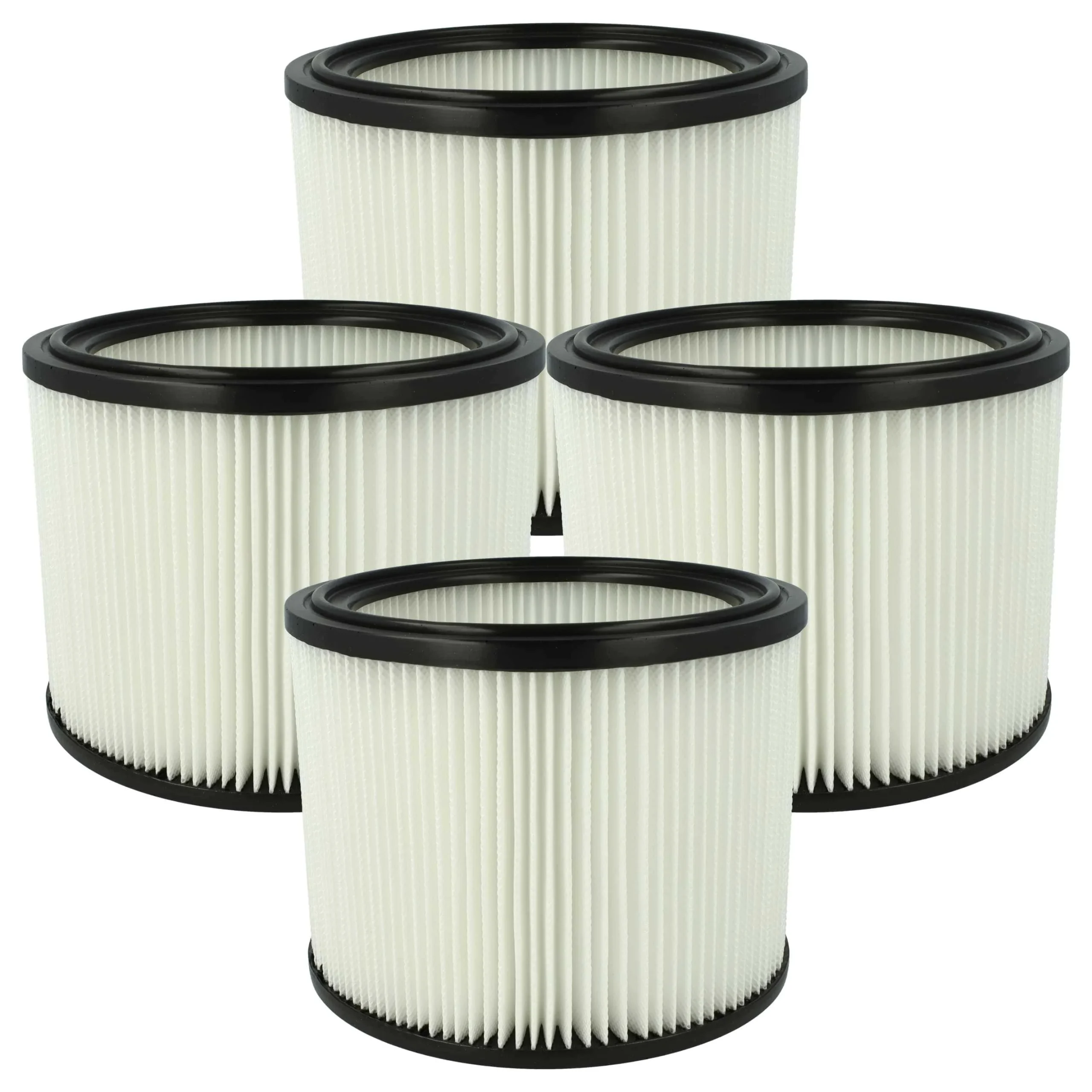 4x Filtre remplace Berner 94314 pour aspirateur - élément de filtrage