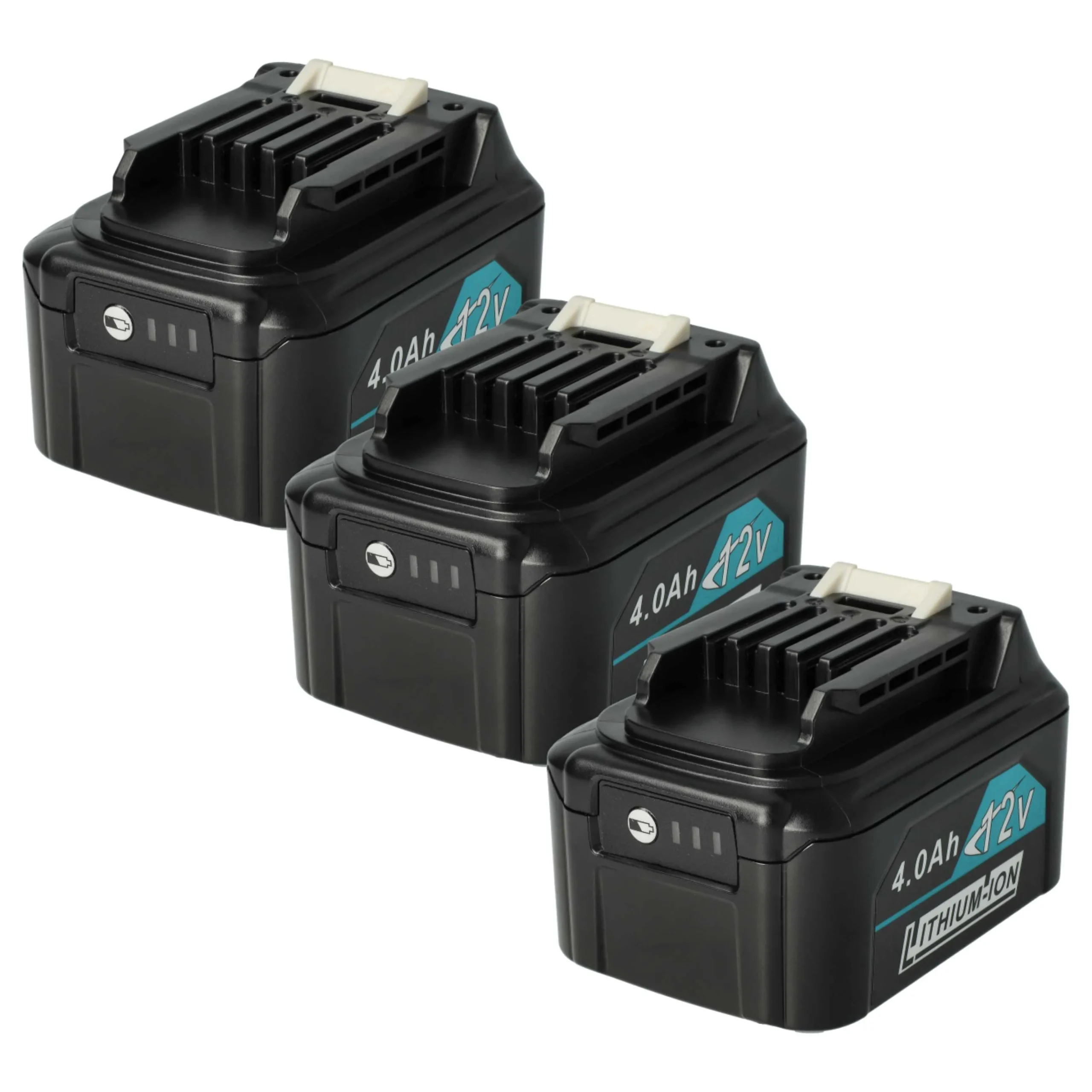 Batterie (3 pcs.) remplace Makita 197396-9, 197390-1, 197394-3 outil électrique Makita - 4000mAh 12V Li-ion
