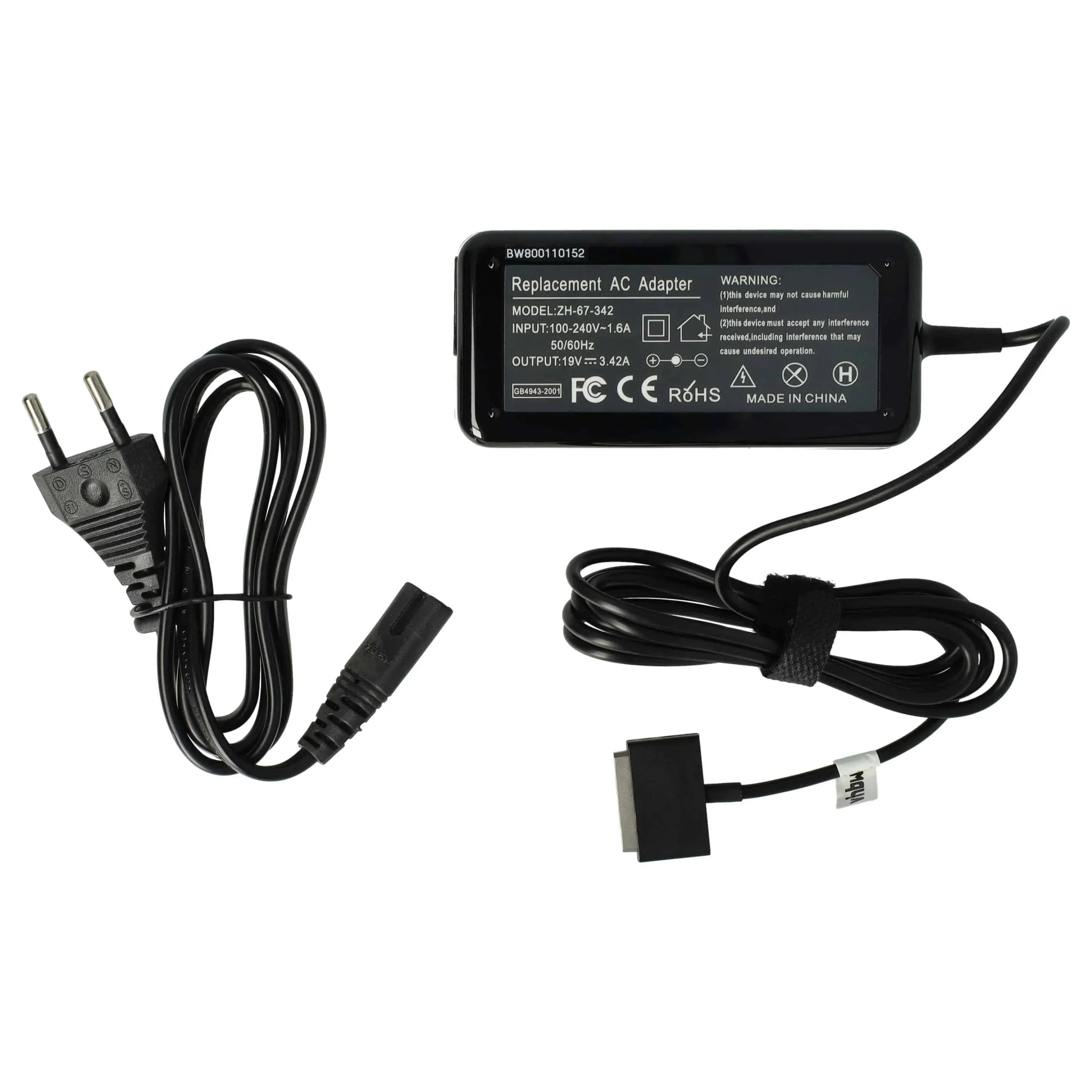 Alimentation remplace Asus ADP-65AW, A 90-XB3NN0PW00040Y pour ordinateur portable Asus - 200 cm, 65 W