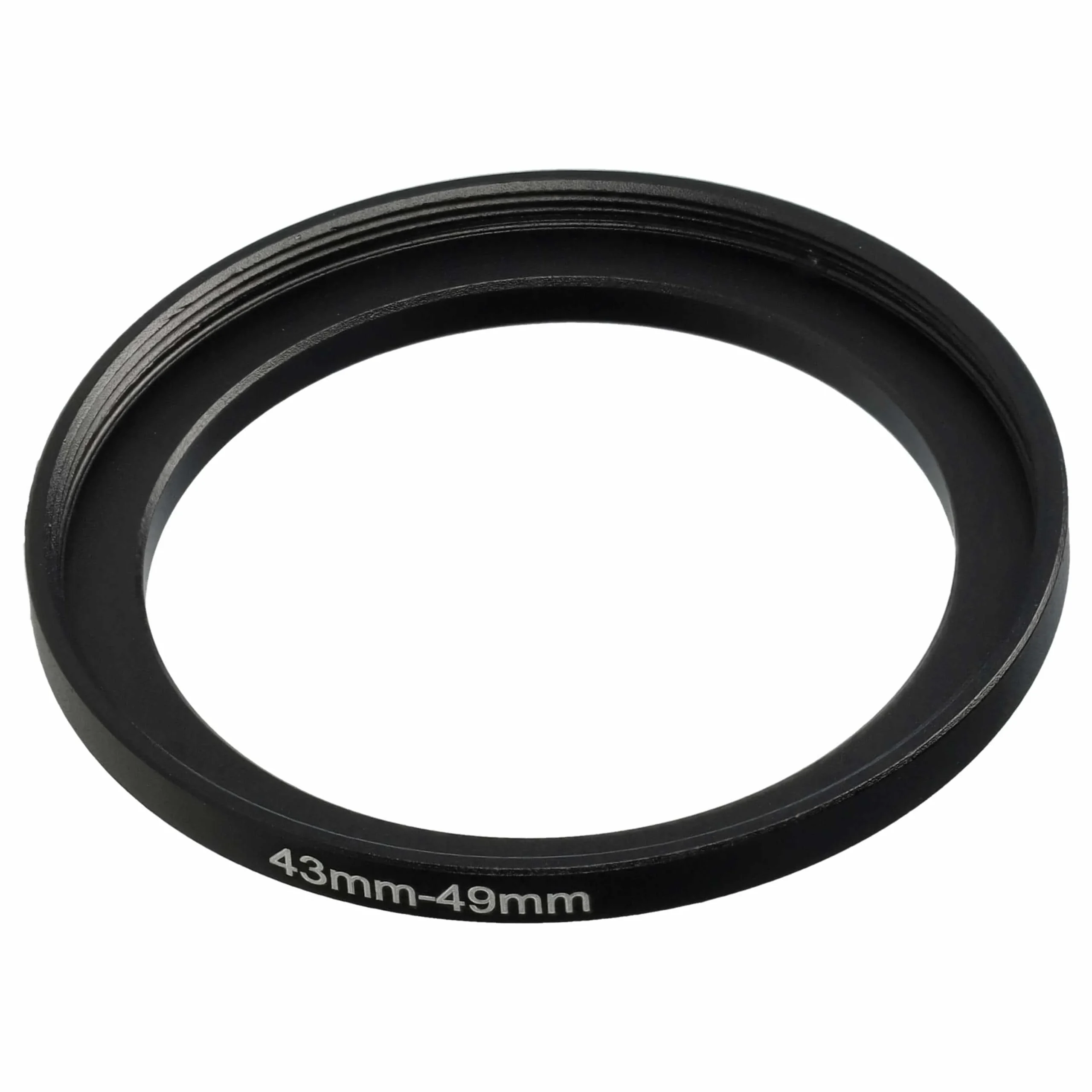 Bague Step-up 43 mm vers 49 mm pour divers objectifs d'appareil photo - Adaptateur filtre