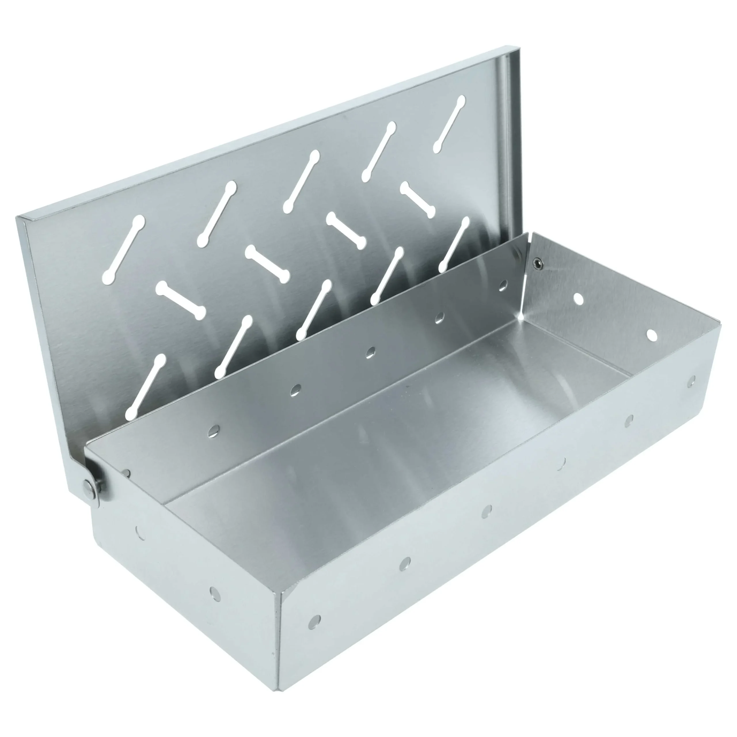 Boîte de fumage remplace Weber 7576 pour grill au gaz Weber - acier inox 22,8 x 9,7 x 4,4 cm