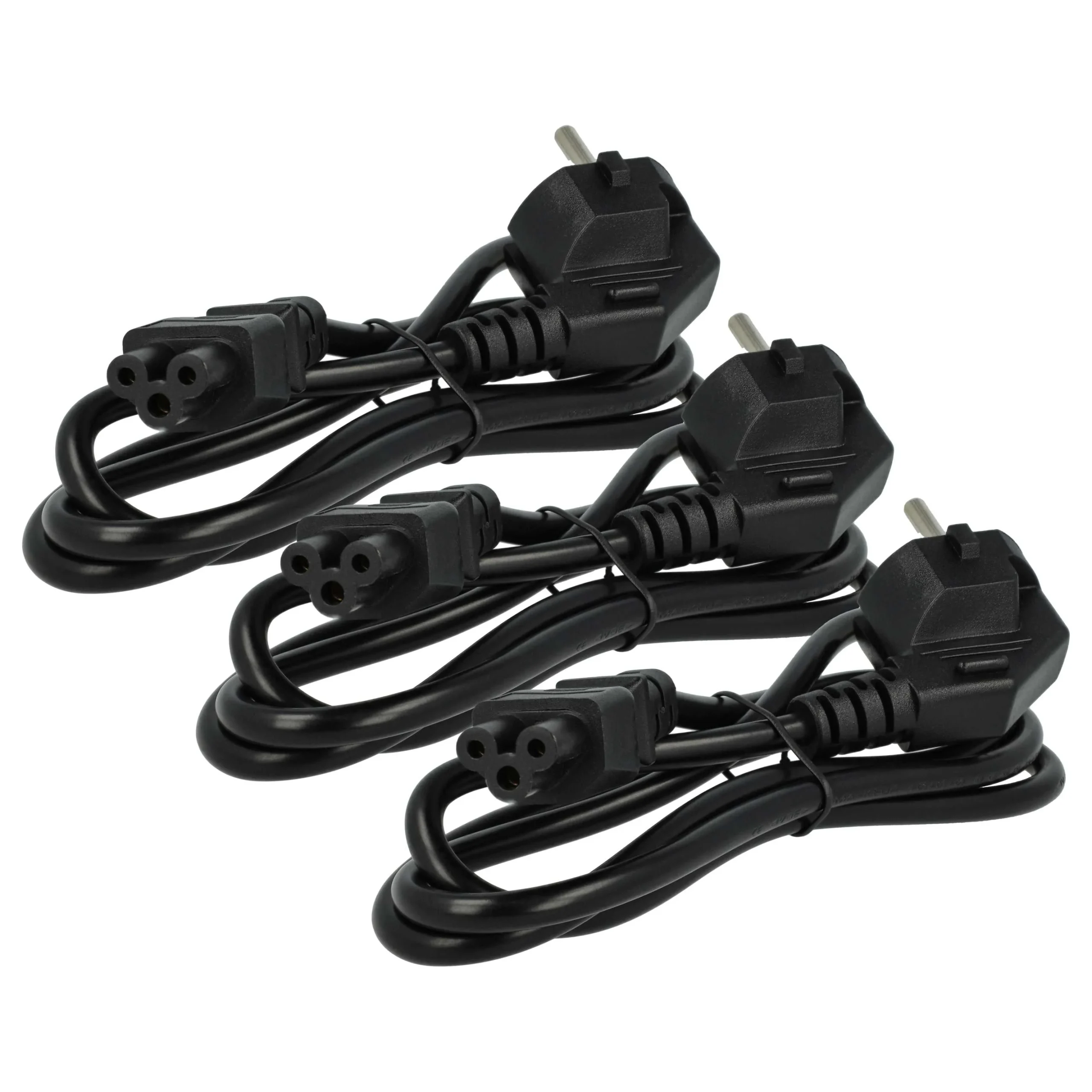 3x Câbles d'alimentation C5 prise Euro pour robot aspirateur Vorwerk VR300 - 1,2m
