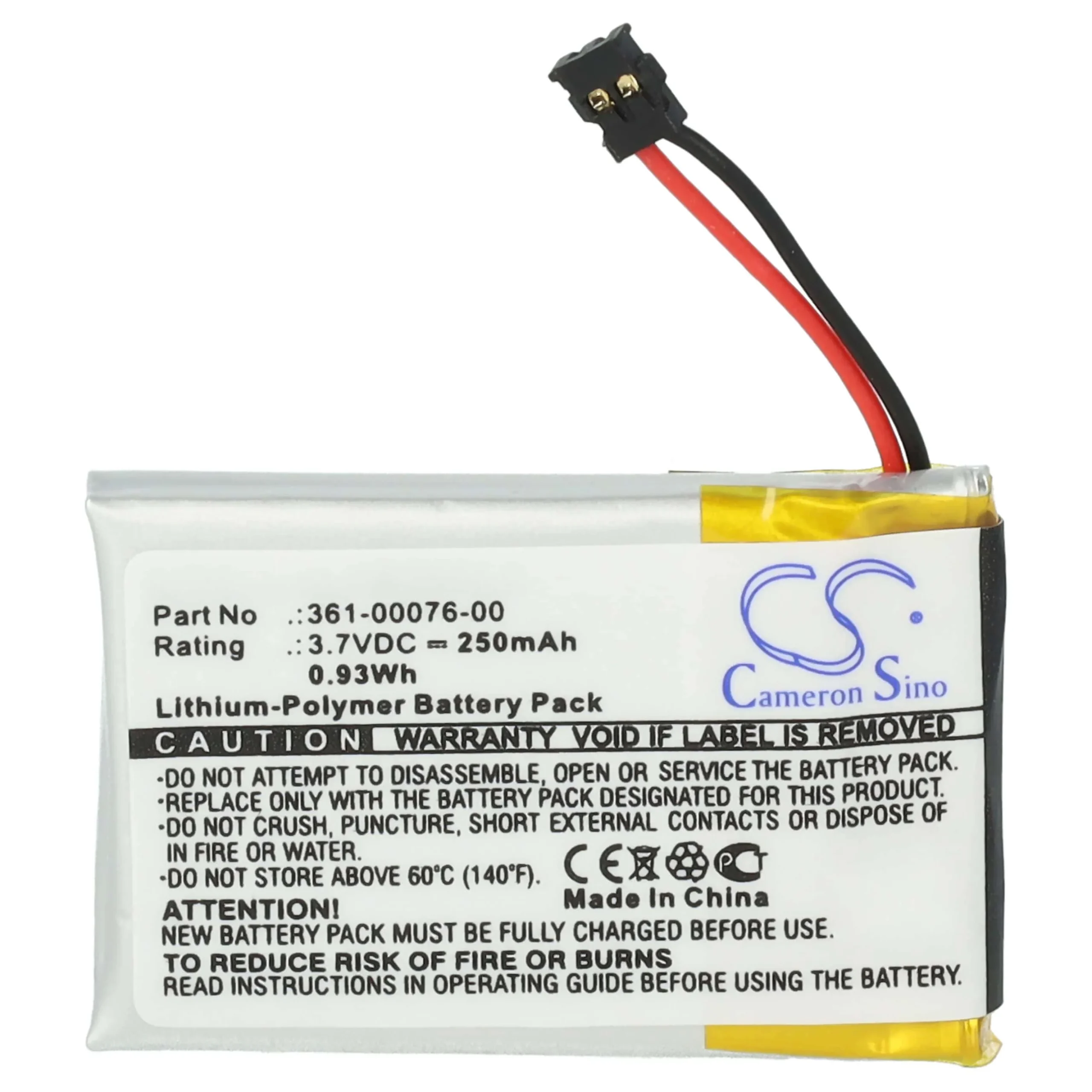 Batterie remplace Garmin 361-00076-00 montre connectée - 250mAh 3,7V Li-polymère + outils