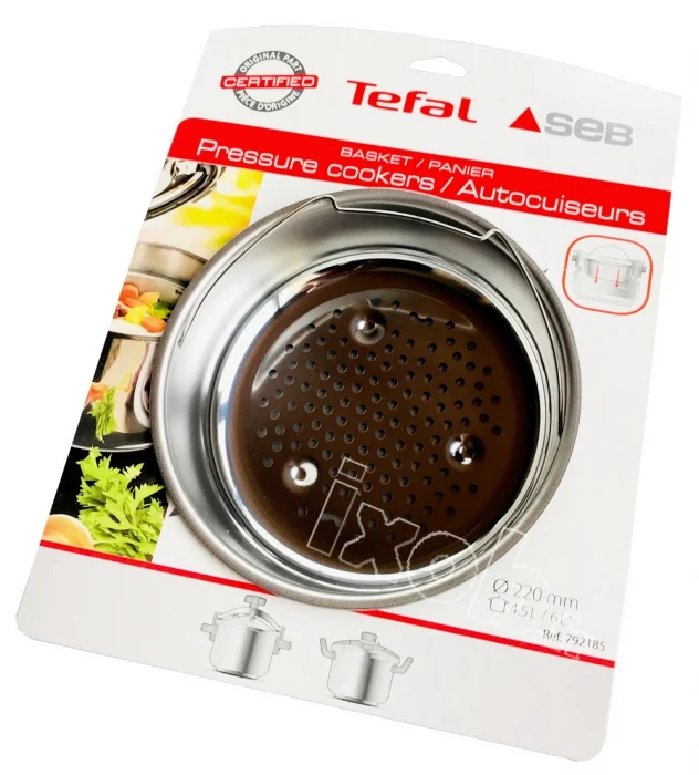 Panier inox 220mm pour cocote SEB CLIPSO CONTROL 4.5L / 6L - COCOTTE MINUTE