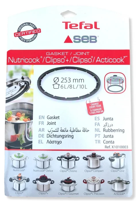 Joint de cocotte SEB CLIPSO + PRECISION 8L / 10L - COCOTTE MINUTE
