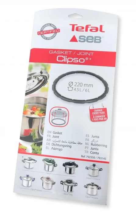 Joint cocotte SEB CLISPO CONTROL + 4.5L / 6L - COCOTTE MINUTE